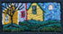 update alt-text with template Mystery of the Close Knit Neighbours #2 14" x 8" kit sample Framed-Rugs for sale-Deanne Fitzpatrick Rug Hooking Studio-Rug Hooking Kit -Rug Hooking Pattern -Rug Hooking -Deanne Fitzpatrick Rug Hooking Studio -Is rug hooking the same as punch needle?