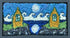 update alt-text with template Reflecting on the Moon 14" x 7.75" Framed-Rugs for sale-Deanne Fitzpatrick Rug Hooking Studio-Rug Hooking Kit -Rug Hooking Pattern -Rug Hooking -Deanne Fitzpatrick Rug Hooking Studio -Is rug hooking the same as punch needle?