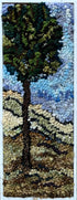 update alt-text with template Tree standing 18" x 7" Framed-Rugs for sale-Deanne Fitzpatrick Rug Hooking Studio-Rug Hooking Kit -Rug Hooking Pattern -Rug Hooking -Deanne Fitzpatrick Rug Hooking Studio -Is rug hooking the same as punch needle?