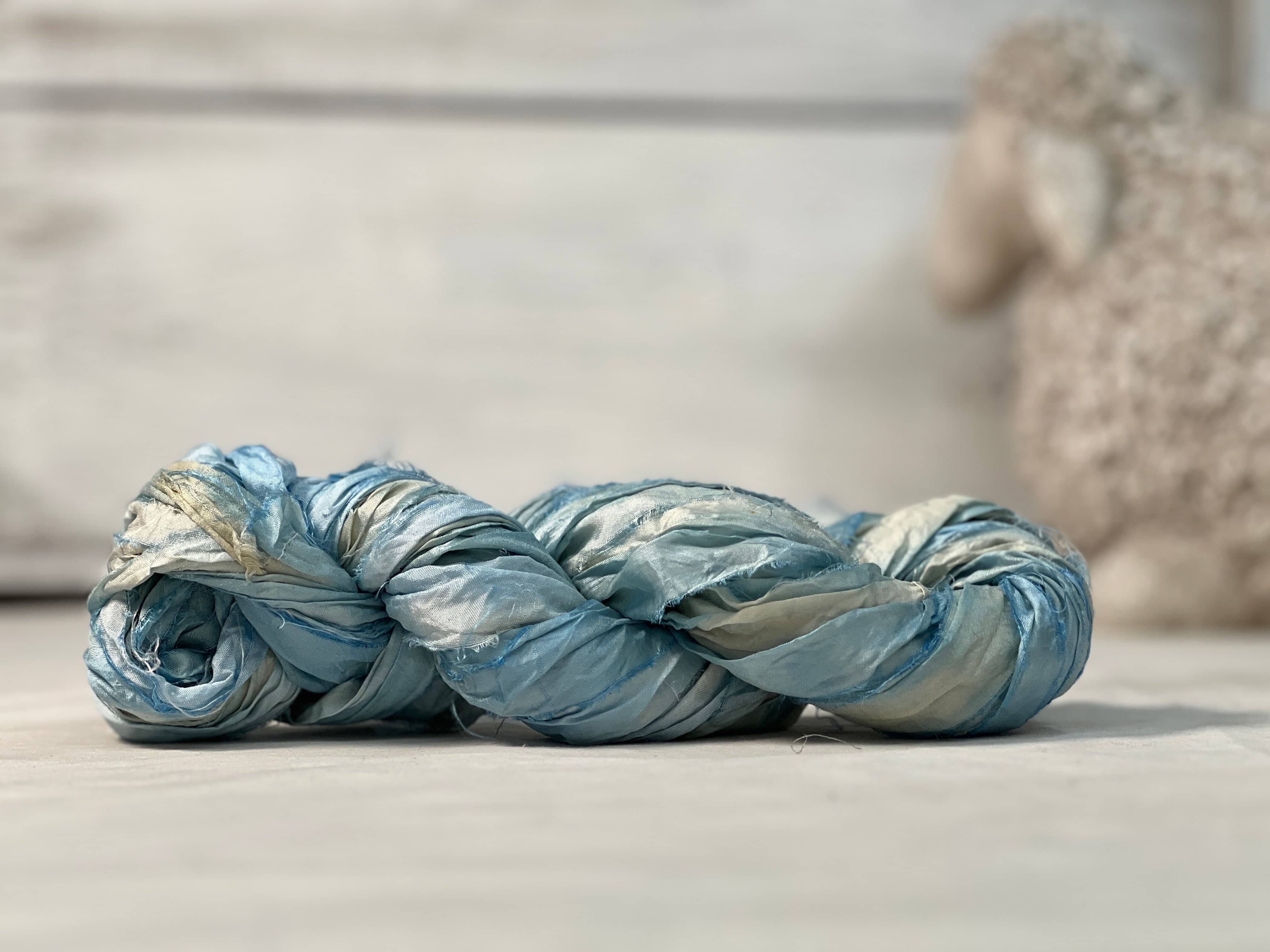 update alt-text with template Sari Silk Collection - Summer Skies-Silk-vendor-unknown-Rug Hooking Kit -Rug Hooking Pattern -Rug Hooking -Deanne Fitzpatrick Rug Hooking Studio -Is rug hooking the same as punch needle?