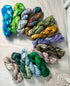 update alt-text with template Sari Silk Wreath: 3 colours of your choice-Silk-vendor-unknown-Rug Hooking Kit -Rug Hooking Pattern -Rug Hooking -Deanne Fitzpatrick Rug Hooking Studio -Is rug hooking the same as punch needle?