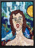 update alt-text with template Talking to the sun 15.5” x 11.25”Framed-Deanne Fitzpatrick Rug Hooking Studio-Rug Hooking Kit -Rug Hooking Pattern -Rug Hooking -Deanne Fitzpatrick Rug Hooking Studio -Is rug hooking the same as punch needle?