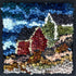 update alt-text with template Tiny Landscape #1 6" x 6" Framed-Deanne Fitzpatrick Rug Hooking Studio-Rug Hooking Kit -Rug Hooking Pattern -Rug Hooking -Deanne Fitzpatrick Rug Hooking Studio -Is rug hooking the same as punch needle?