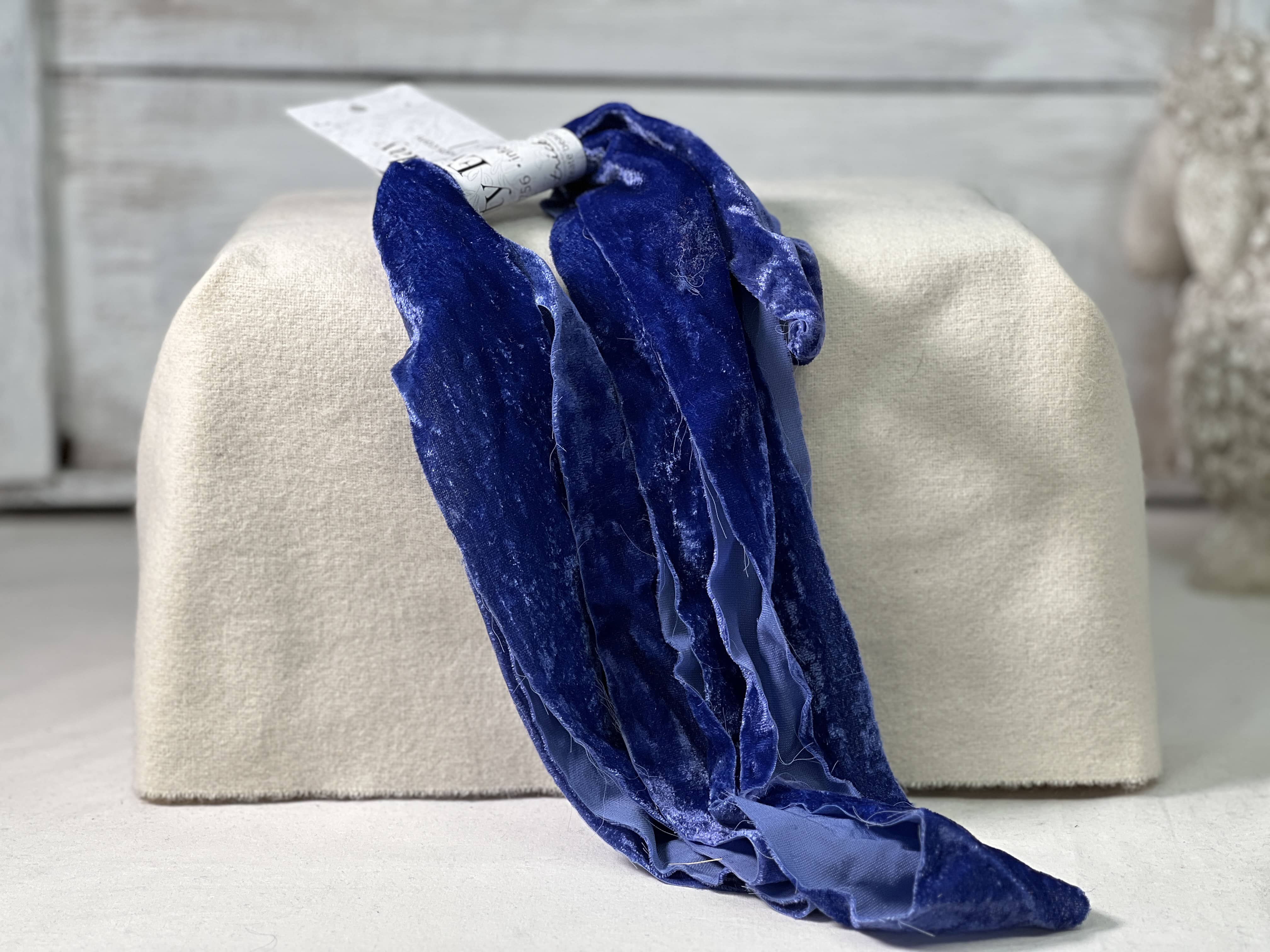 update alt-text with template Studio Velvet - Big Royal Blue-Velvet-vendor-unknown-Rug Hooking Kit -Rug Hooking Pattern -Rug Hooking -Deanne Fitzpatrick Rug Hooking Studio -Is rug hooking the same as punch needle?
