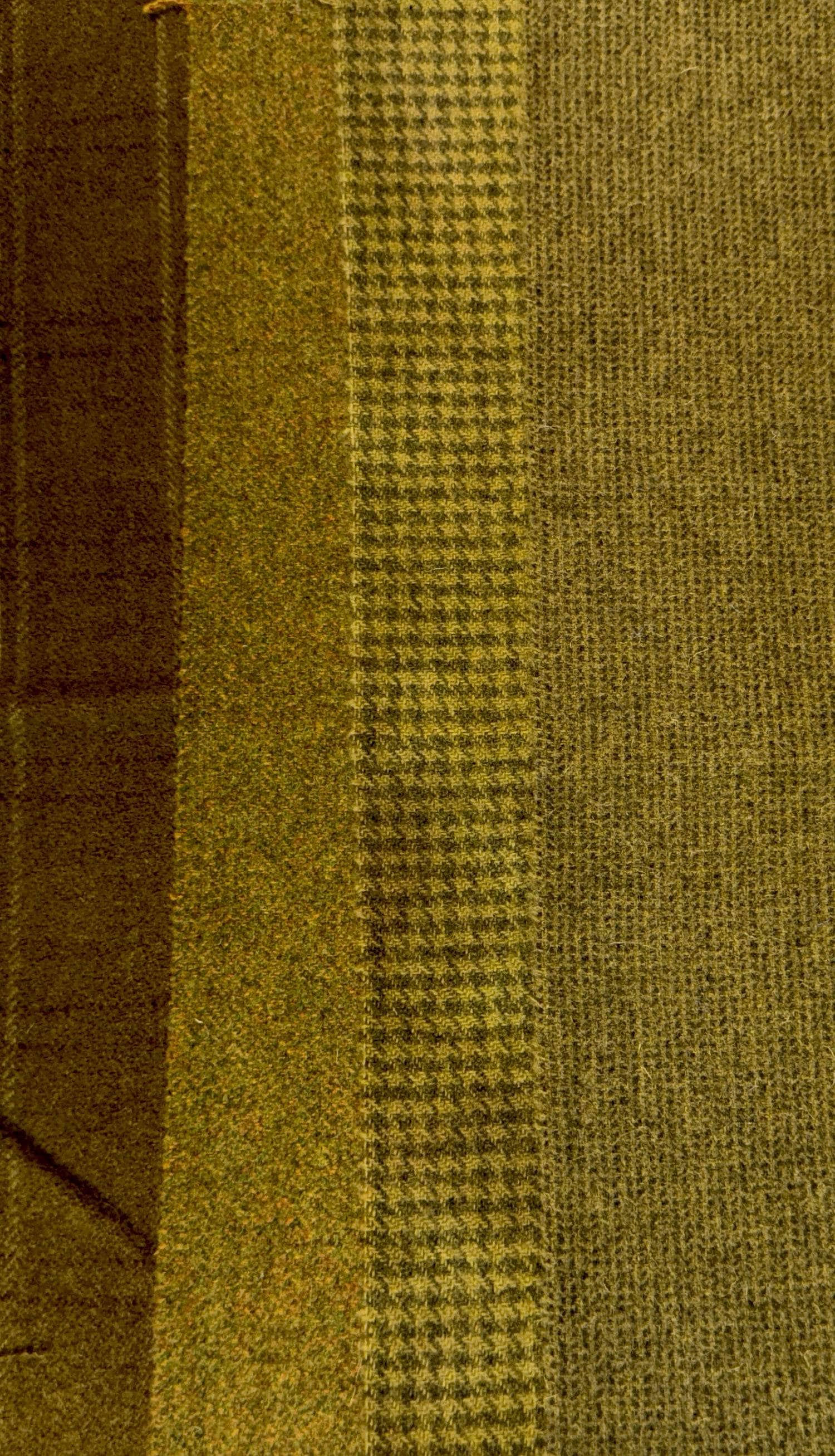update alt-text with template $5 Hand-Dyed Wool Swatch - Shades of Golden Moose-Wool-Deanne Fitzpatrick Studio-Rug Hooking Kit -Rug Hooking Pattern -Rug Hooking -Deanne Fitzpatrick Rug Hooking Studio -Is rug hooking the same as punch needle?
