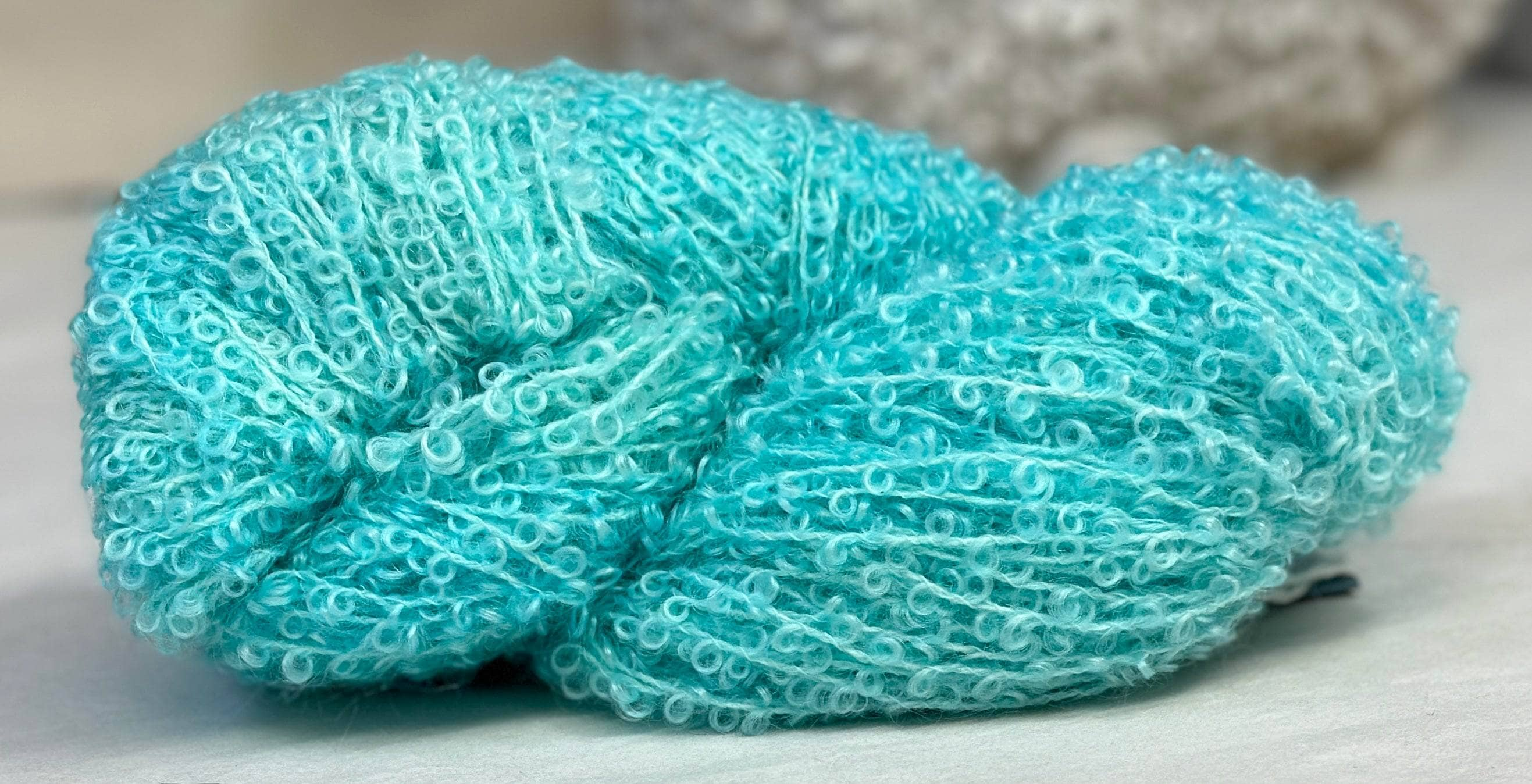 update alt-text with template Curly Locks - Aqua Magic-Wool-Deanne Fitzpatrick Rug Hooking Studio-Rug Hooking Kit -Rug Hooking Pattern -Rug Hooking -Deanne Fitzpatrick Rug Hooking Studio -Is rug hooking the same as punch needle?