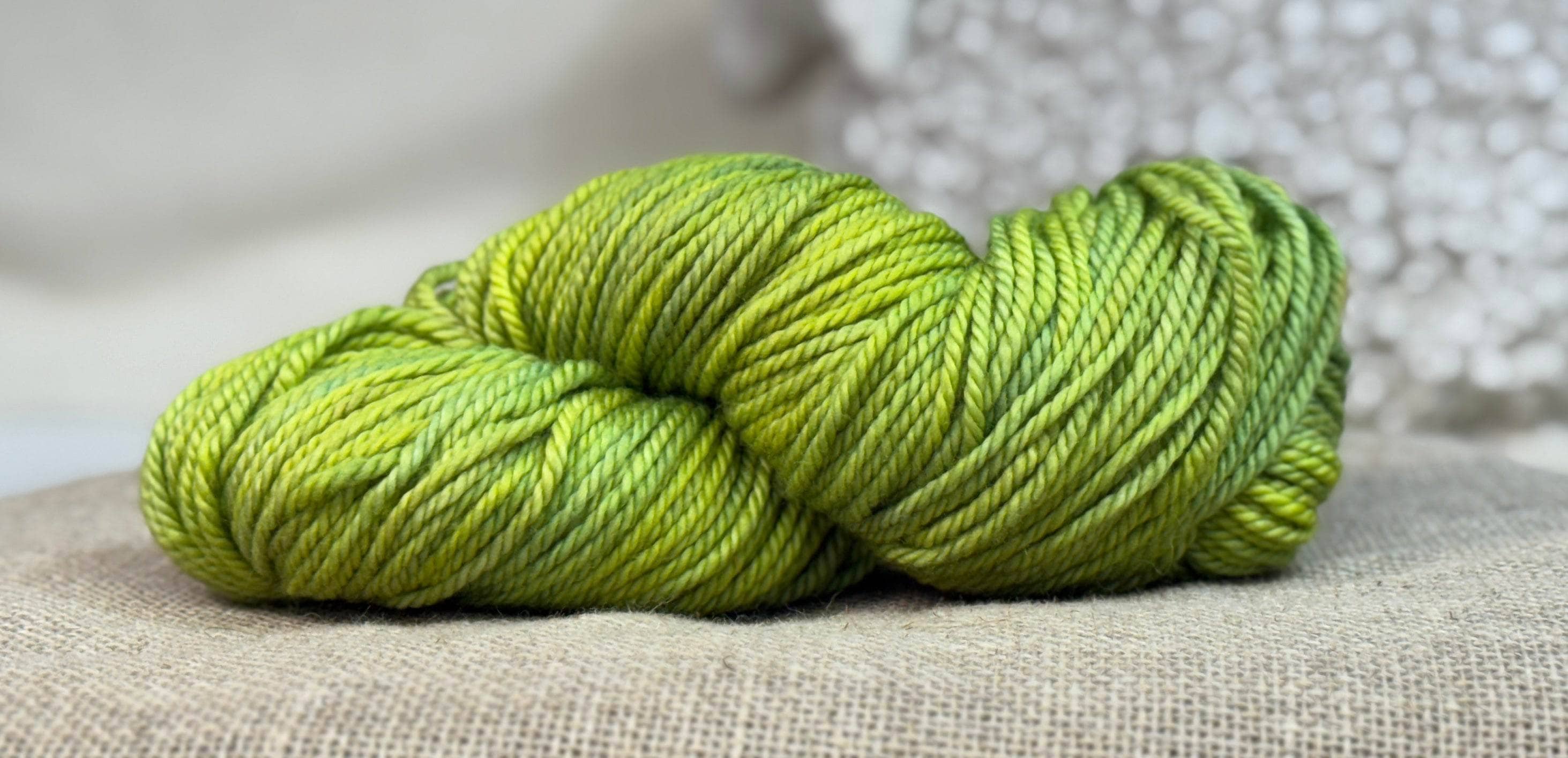 update alt-text with template Fleece Artist Back Country - Sunny Lime-Wool-Deanne Fitzpatrick Rug Hooking Studio-Rug Hooking Kit -Rug Hooking Pattern -Rug Hooking -Deanne Fitzpatrick Rug Hooking Studio -Is rug hooking the same as punch needle?