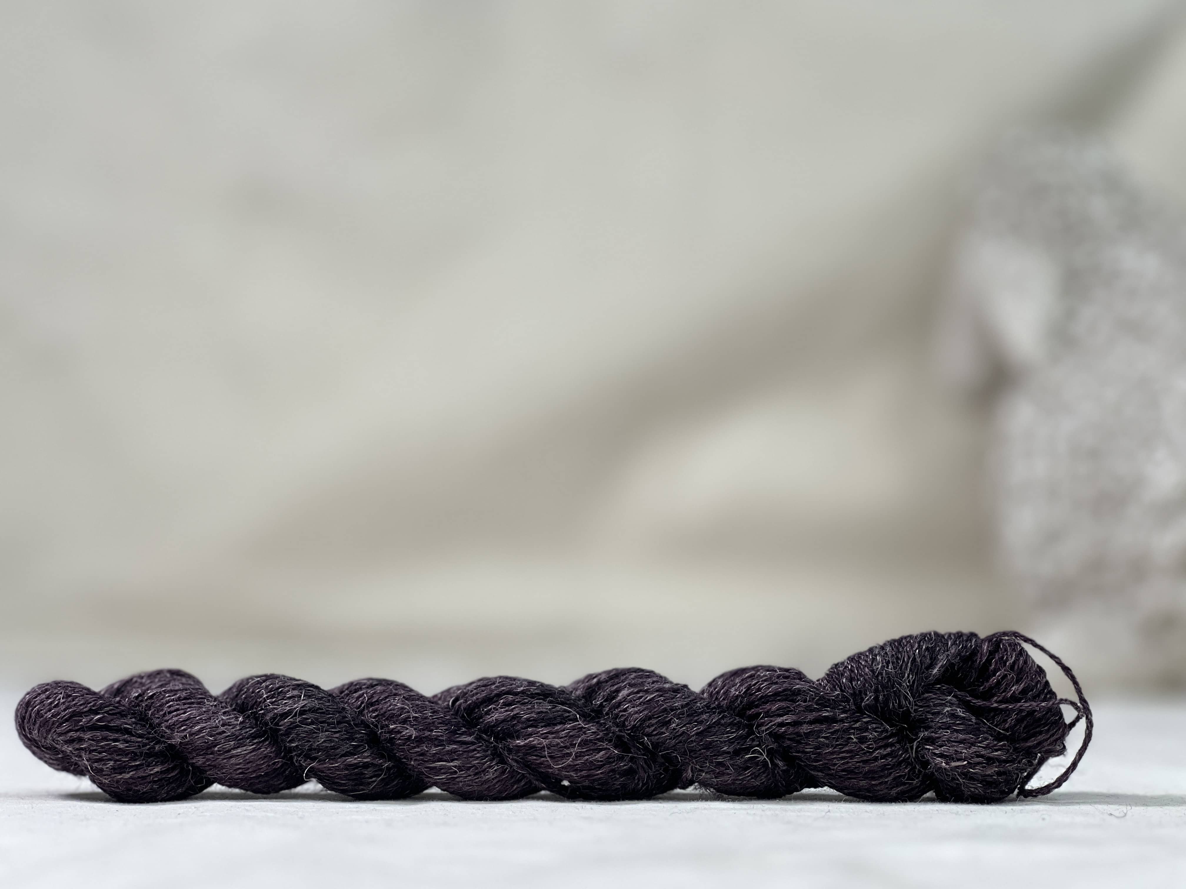 update alt-text with template Lichen and Lace Mini Skein - Plum Jam-Wool-vendor-unknown-Rug Hooking Kit -Rug Hooking Pattern -Rug Hooking -Deanne Fitzpatrick Rug Hooking Studio -Is rug hooking the same as punch needle?