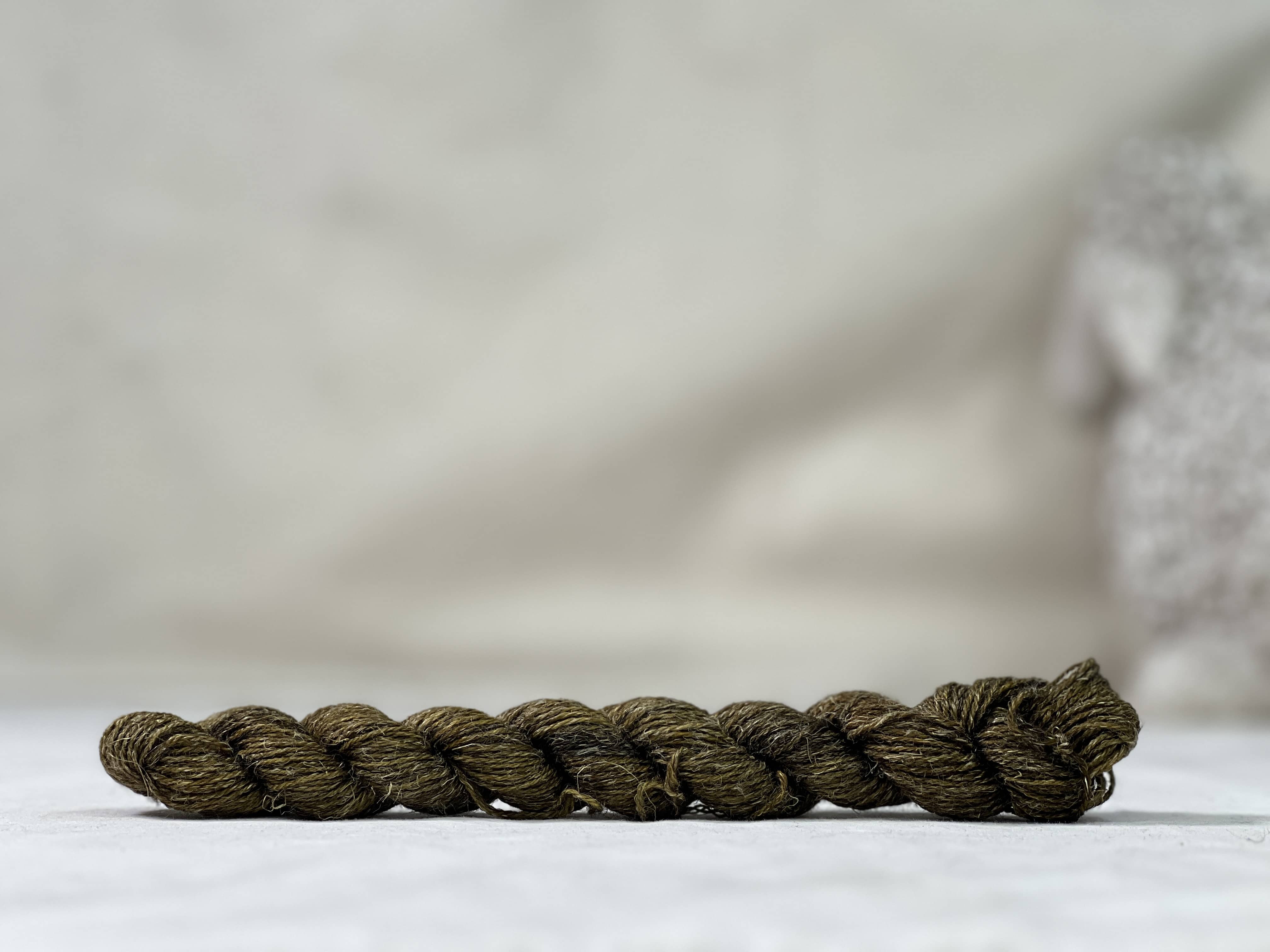 update alt-text with template Lichen and Lace Mini Skein - Shrub-Wool-vendor-unknown-Rug Hooking Kit -Rug Hooking Pattern -Rug Hooking -Deanne Fitzpatrick Rug Hooking Studio -Is rug hooking the same as punch needle?