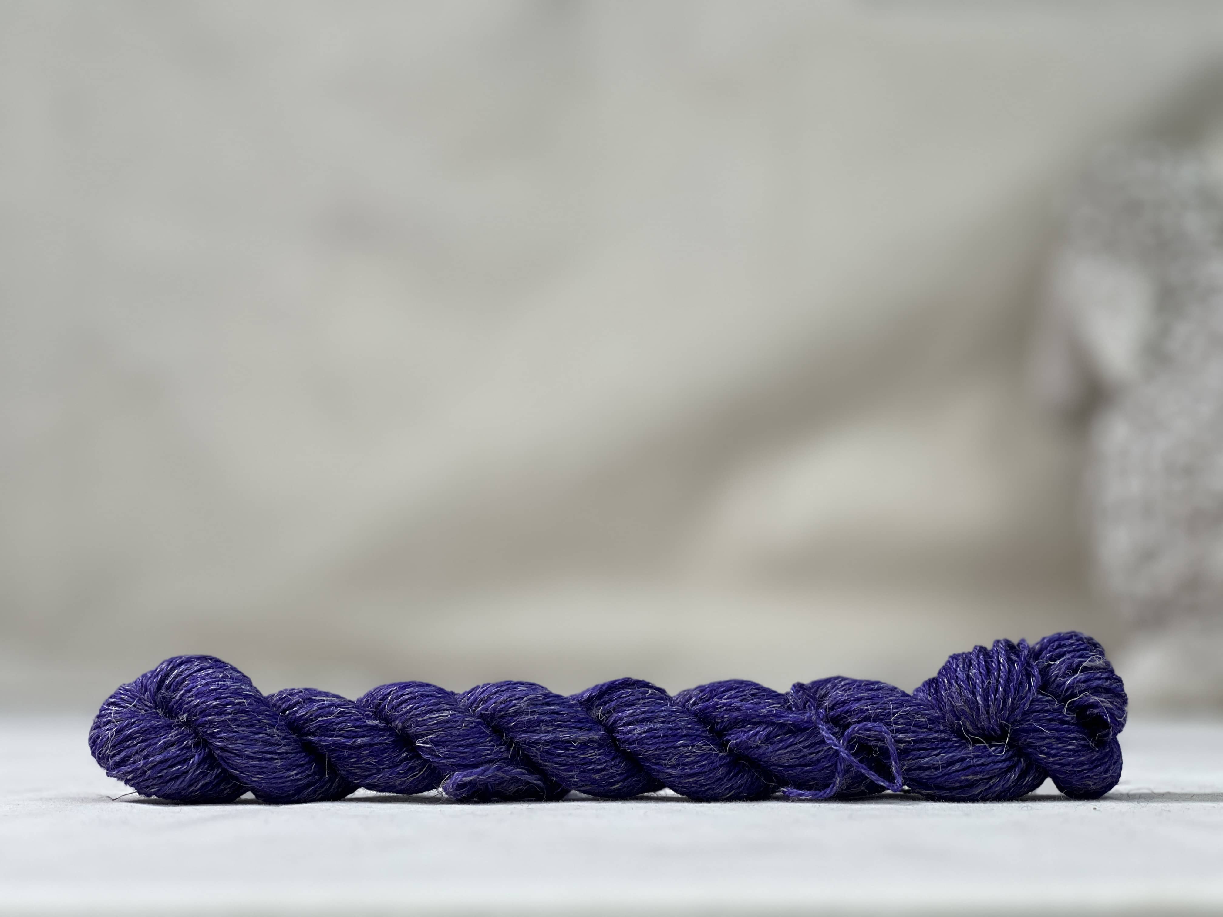 update alt-text with template Lichen and Lace Mini Skein -Ultraviolet-Wool-vendor-unknown-Rug Hooking Kit -Rug Hooking Pattern -Rug Hooking -Deanne Fitzpatrick Rug Hooking Studio -Is rug hooking the same as punch needle?