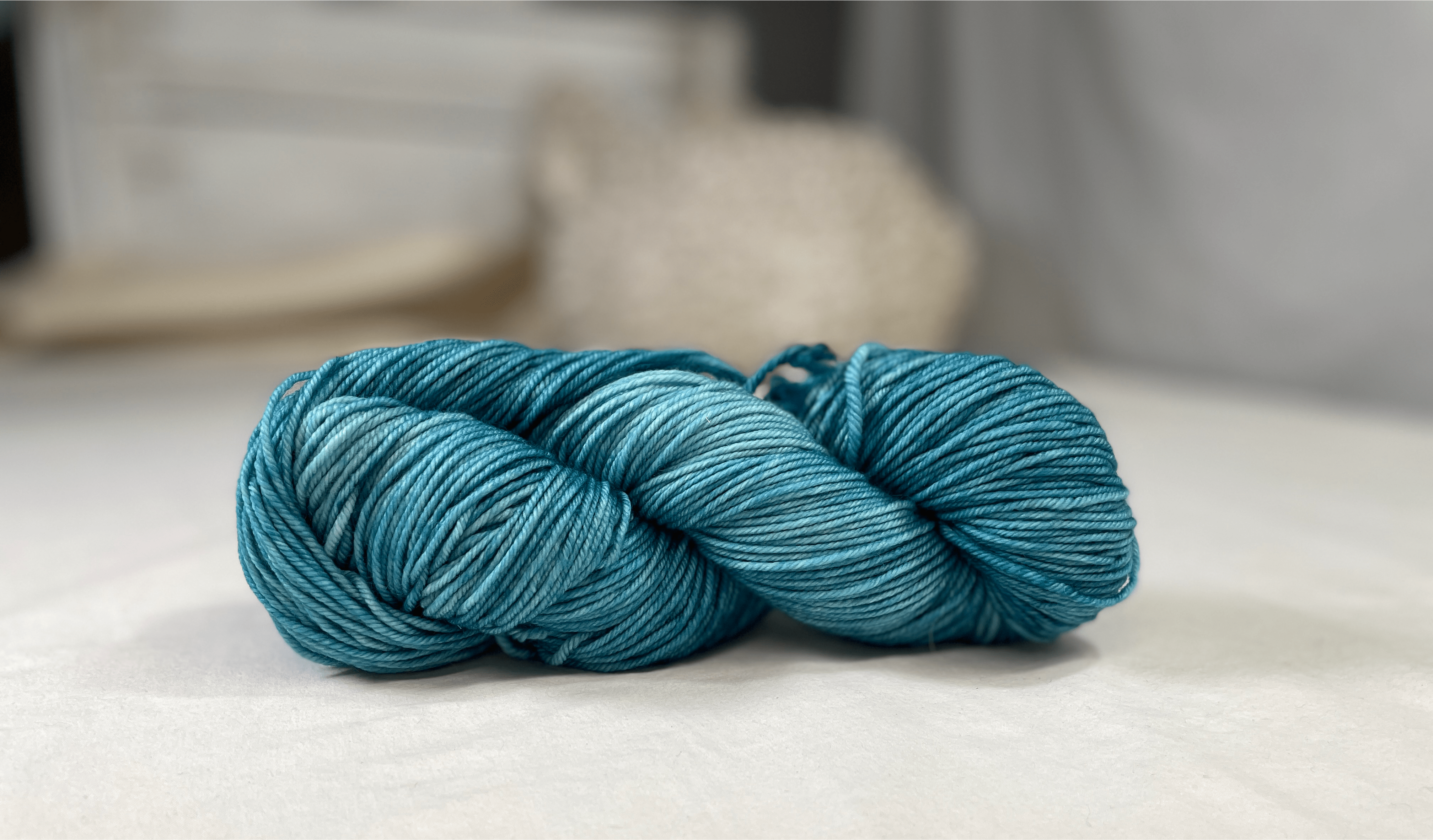 update alt-text with template Lichen and Lace - Superwash Merino - Teal Tide-Yarn-vendor-unknown-Rug Hooking Kit -Rug Hooking Pattern -Rug Hooking -Deanne Fitzpatrick Rug Hooking Studio -Is rug hooking the same as punch needle?