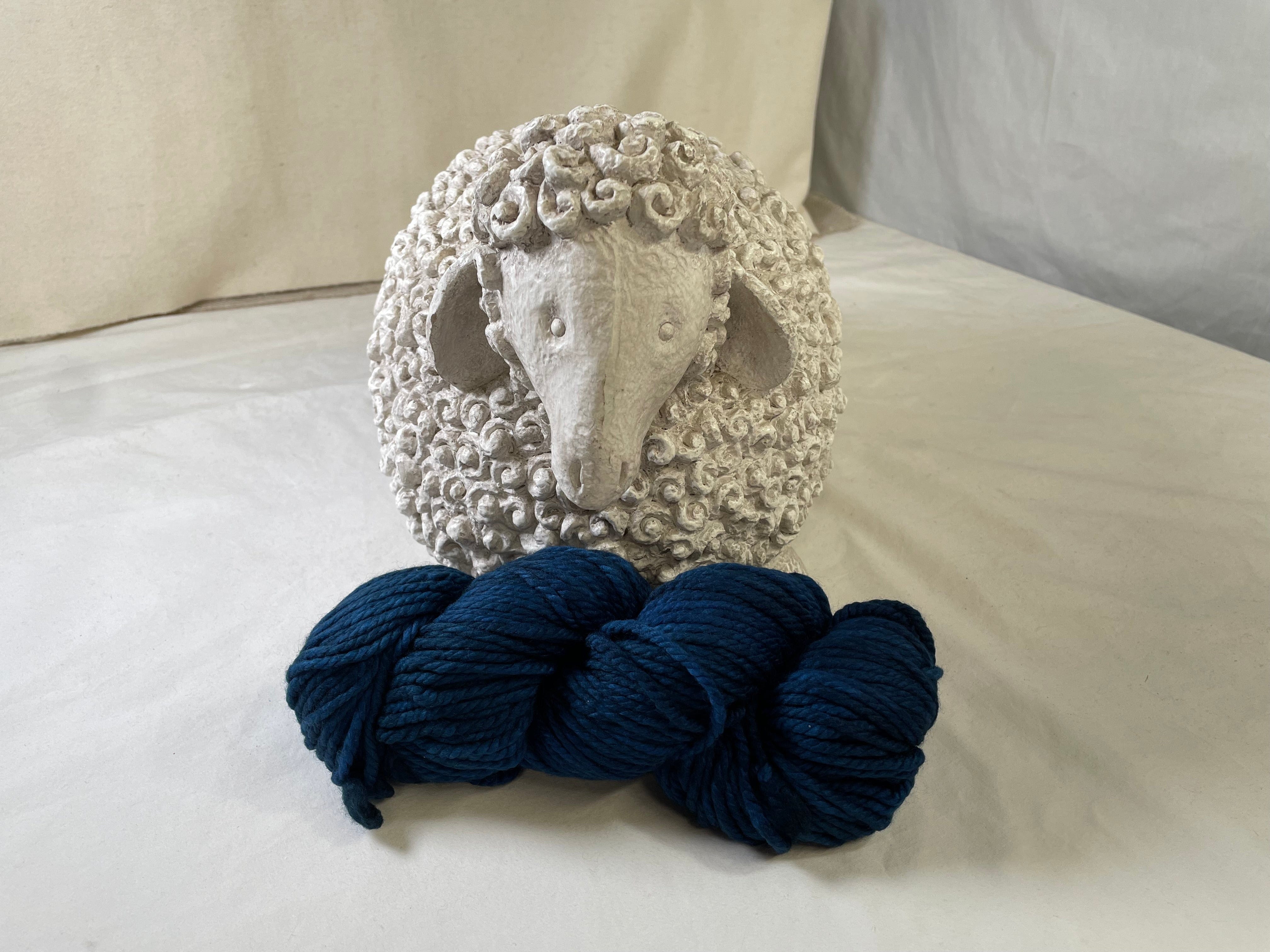 update alt-text with template Malabrigo - Chunky - 150 - Azul Profundo-Wool-vendor-unknown-Rug Hooking Kit -Rug Hooking Pattern -Rug Hooking -Deanne Fitzpatrick Rug Hooking Studio -Is rug hooking the same as punch needle?