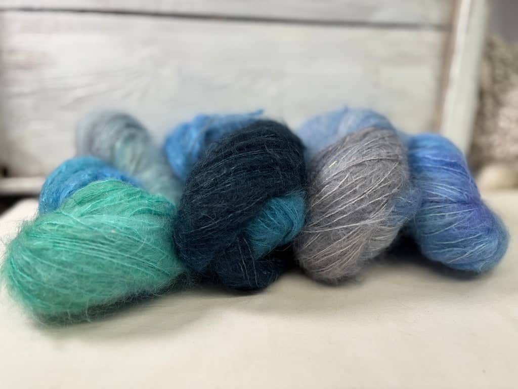 Wool Mohair Mult Blue - Studio Pick