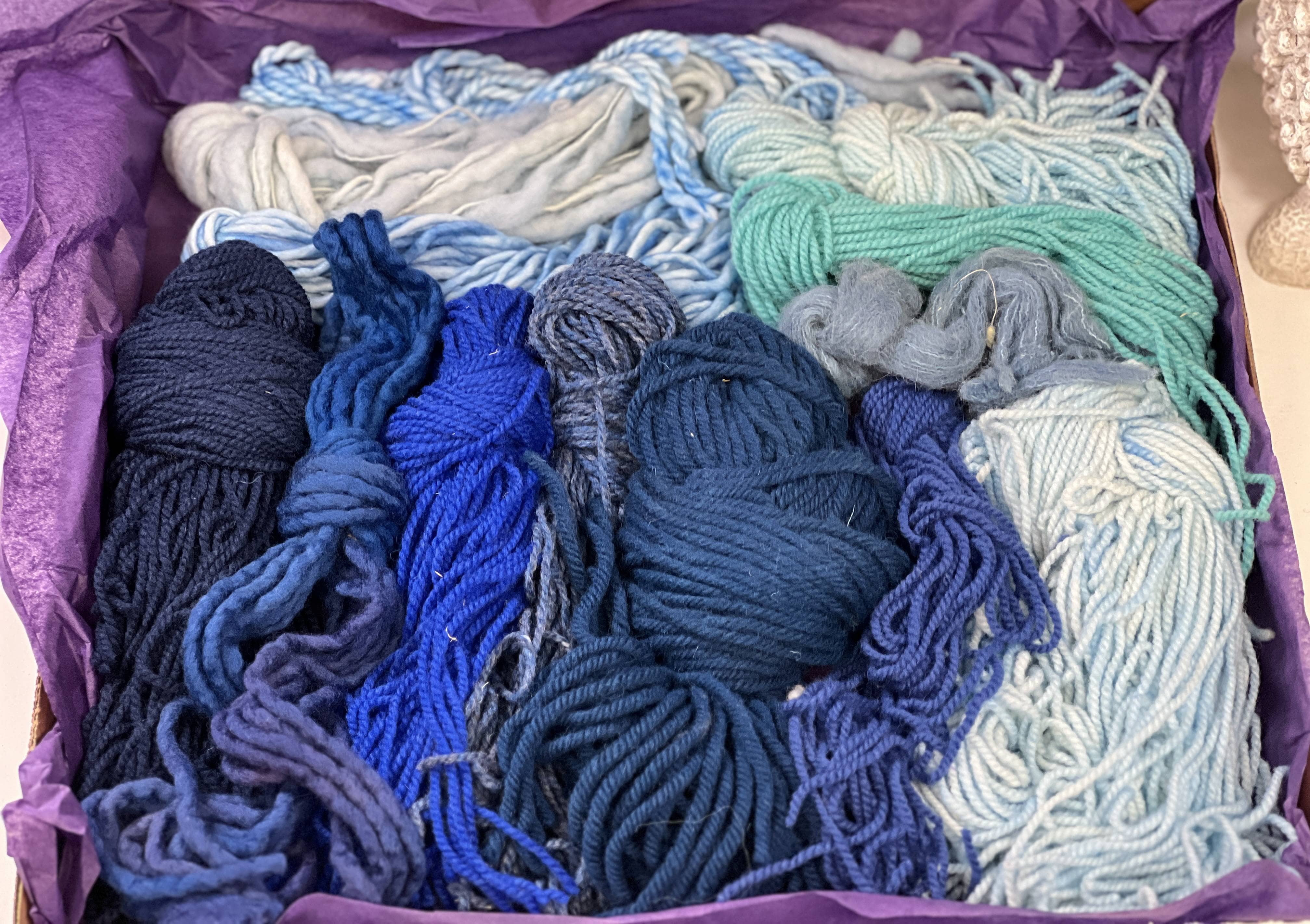Wool Pizza Box Of Yarn - Dreaming of Danube