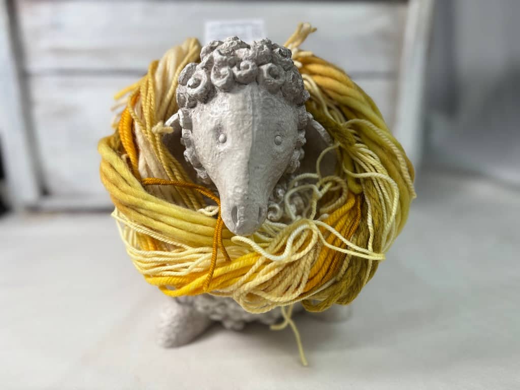 update alt-text with template Studio Bundle - Dandelions & Buttercups-Wool-vendor-unknown-Rug Hooking Kit -Rug Hooking Pattern -Rug Hooking -Deanne Fitzpatrick Rug Hooking Studio -Is rug hooking the same as punch needle?