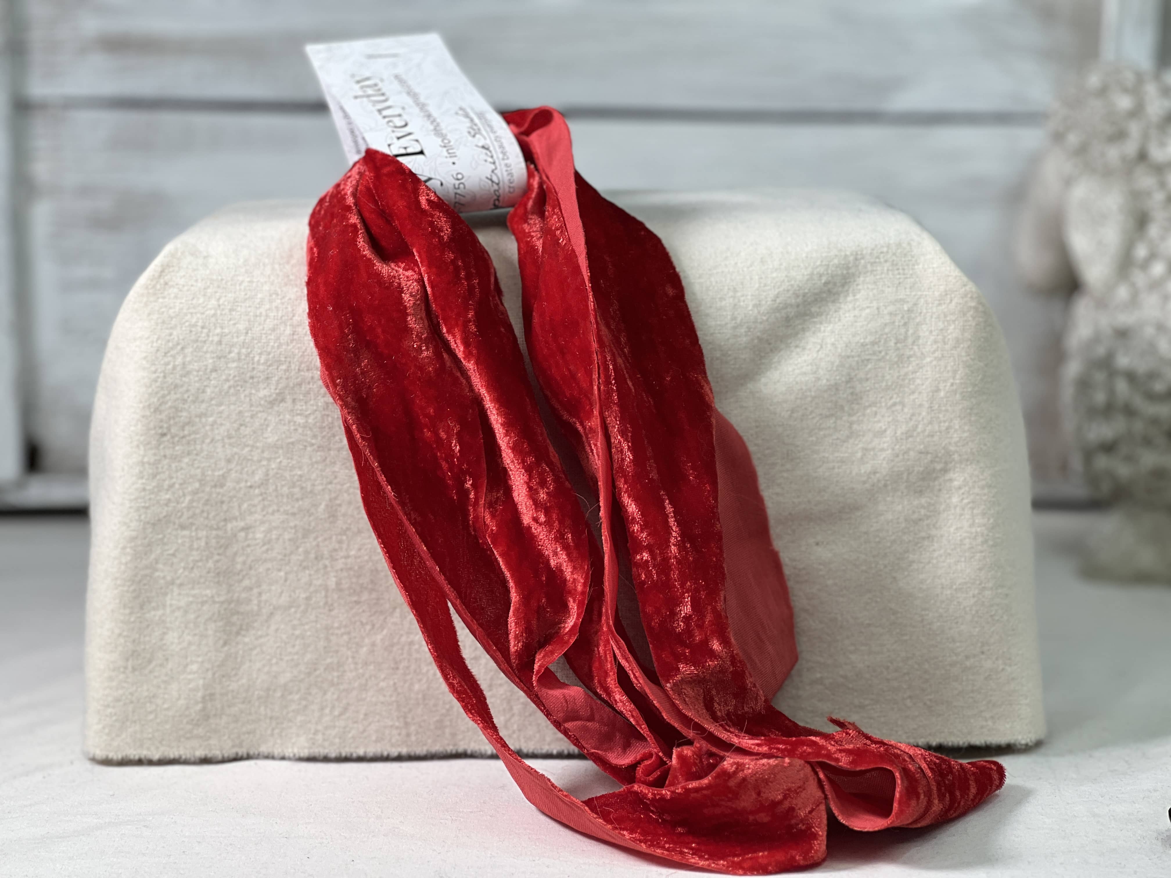 update alt-text with template Studio Velvet - Chili Red - 09-Wool-vendor-unknown-Rug Hooking Kit -Rug Hooking Pattern -Rug Hooking -Deanne Fitzpatrick Rug Hooking Studio -Is rug hooking the same as punch needle?