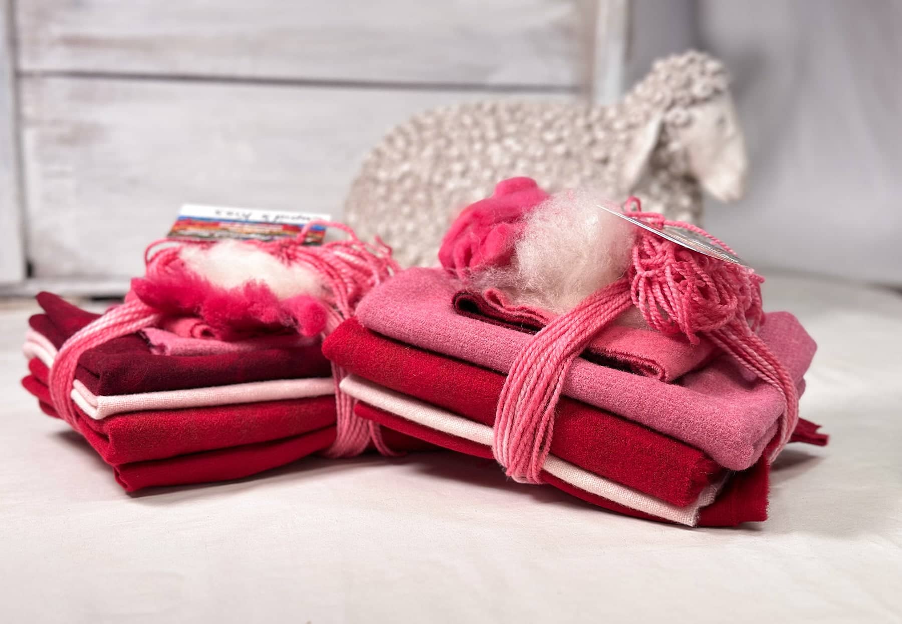 update alt-text with template Wool Bundle - Cupid's Kiss-Wool-vendor-unknown-Rug Hooking Kit -Rug Hooking Pattern -Rug Hooking -Deanne Fitzpatrick Rug Hooking Studio -Is rug hooking the same as punch needle?