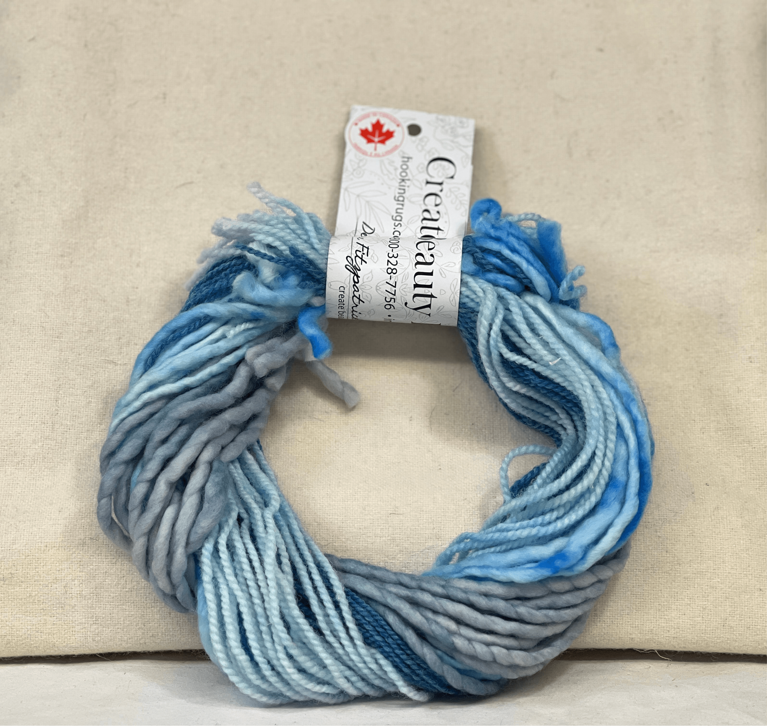 update alt-text with template Wreaths of Colour - Skies above the Sea-Wool-vendor-unknown-Rug Hooking Kit -Rug Hooking Pattern -Rug Hooking -Deanne Fitzpatrick Rug Hooking Studio -Is rug hooking the same as punch needle?