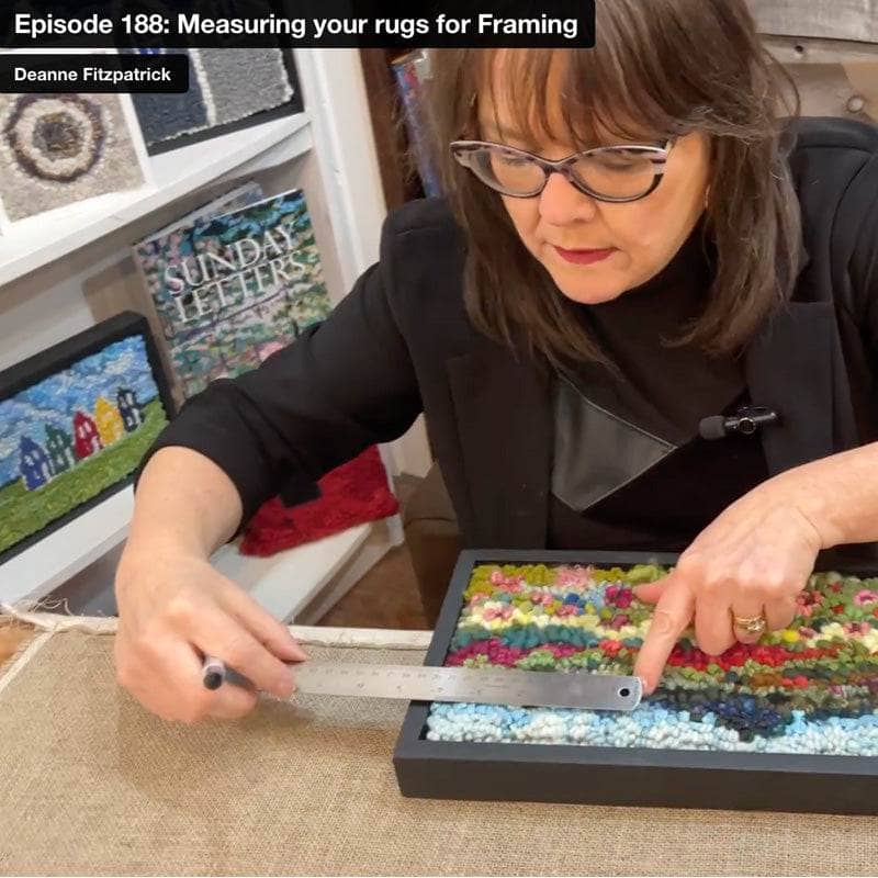 update alt-text with template Three Days in May: In Studio Workshop with Deanne: May 27-29, 2026-Workshops-Deanne Fitzpatrick Rug Hooking Studio-Rug Hooking Kit -Rug Hooking Pattern -Rug Hooking -Deanne Fitzpatrick Rug Hooking Studio -Is rug hooking the same as punch needle?