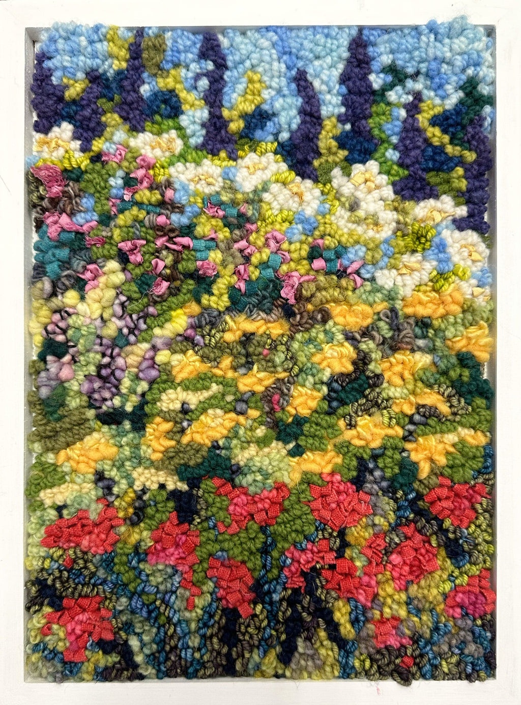 update alt-text with template Walking into the Wildflowers 8.5" x 11.5"- In-Person Workshop, May 25, 2024-Workshops-Deanne Fitzpatrick Rug Hooking Studio-Rug Hooking Kit -Rug Hooking Pattern -Rug Hooking -Deanne Fitzpatrick Rug Hooking Studio -Is rug hooking the same as punch needle?