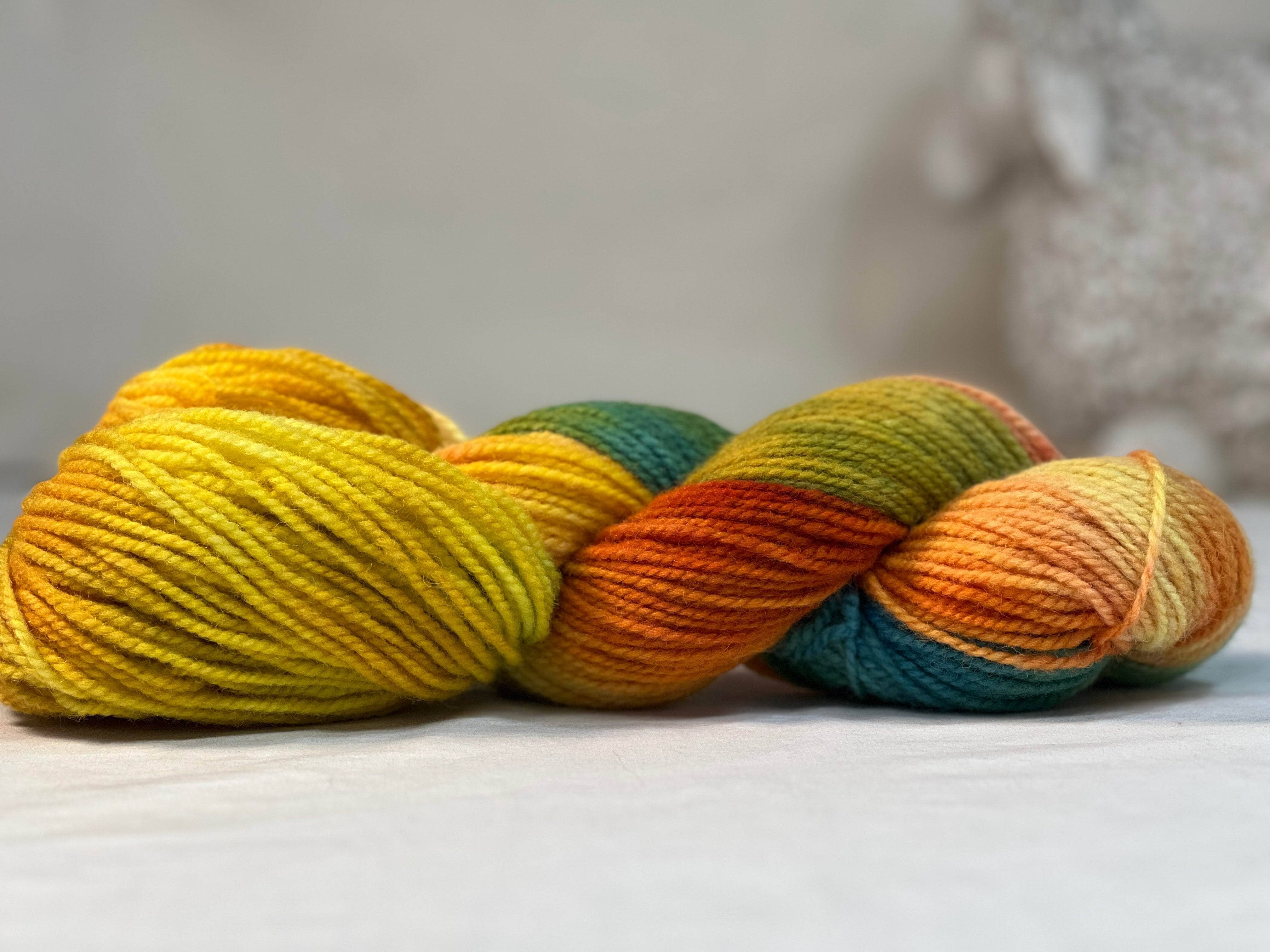 update alt-text with template Dyed Studio Yarn - Nasturtium-Yarn-vendor-unknown-Rug Hooking Kit -Rug Hooking Pattern -Rug Hooking -Deanne Fitzpatrick Rug Hooking Studio -Is rug hooking the same as punch needle?