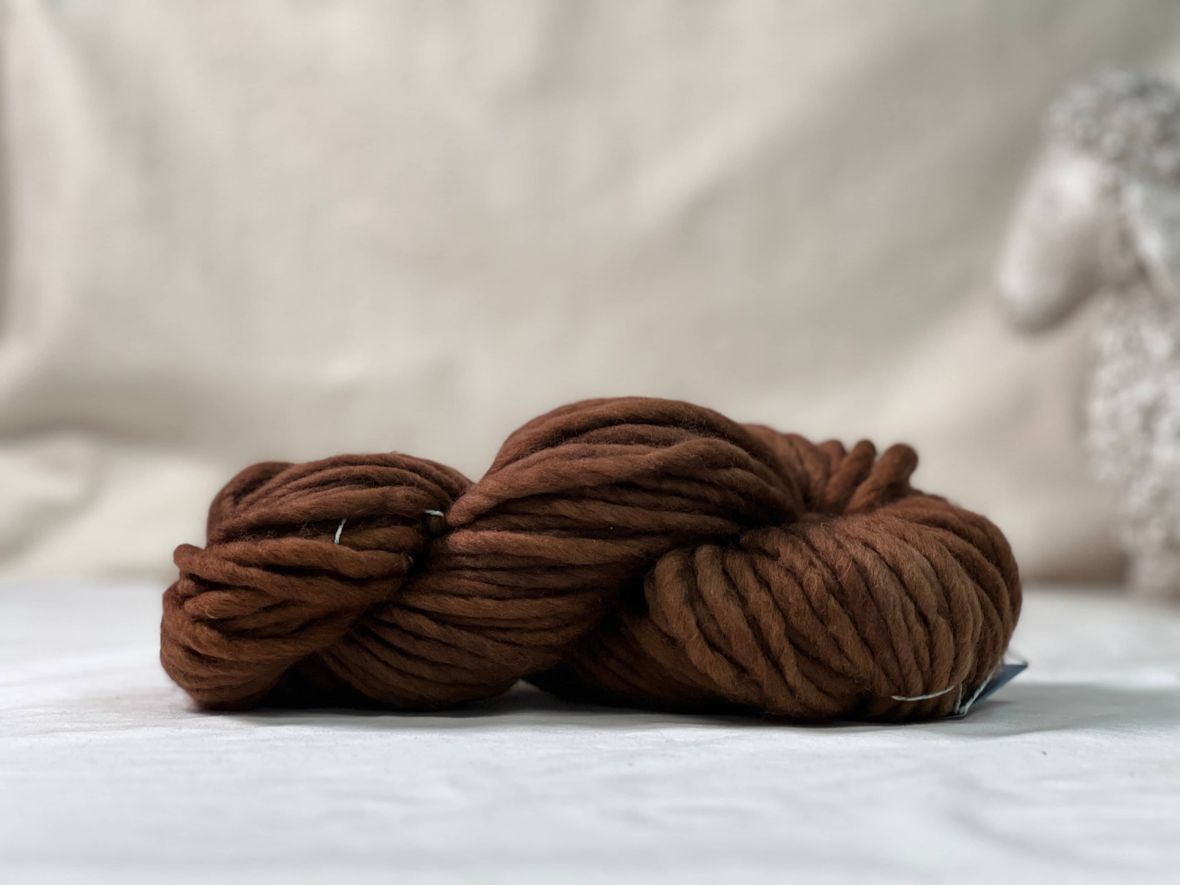 update alt-text with template Fleece Artist Merino Flouf - Chocolate-Yarn-Deanne Fitzpatrick Rug Hooking Studio-Rug Hooking Kit -Rug Hooking Pattern -Rug Hooking -Deanne Fitzpatrick Rug Hooking Studio -Is rug hooking the same as punch needle?