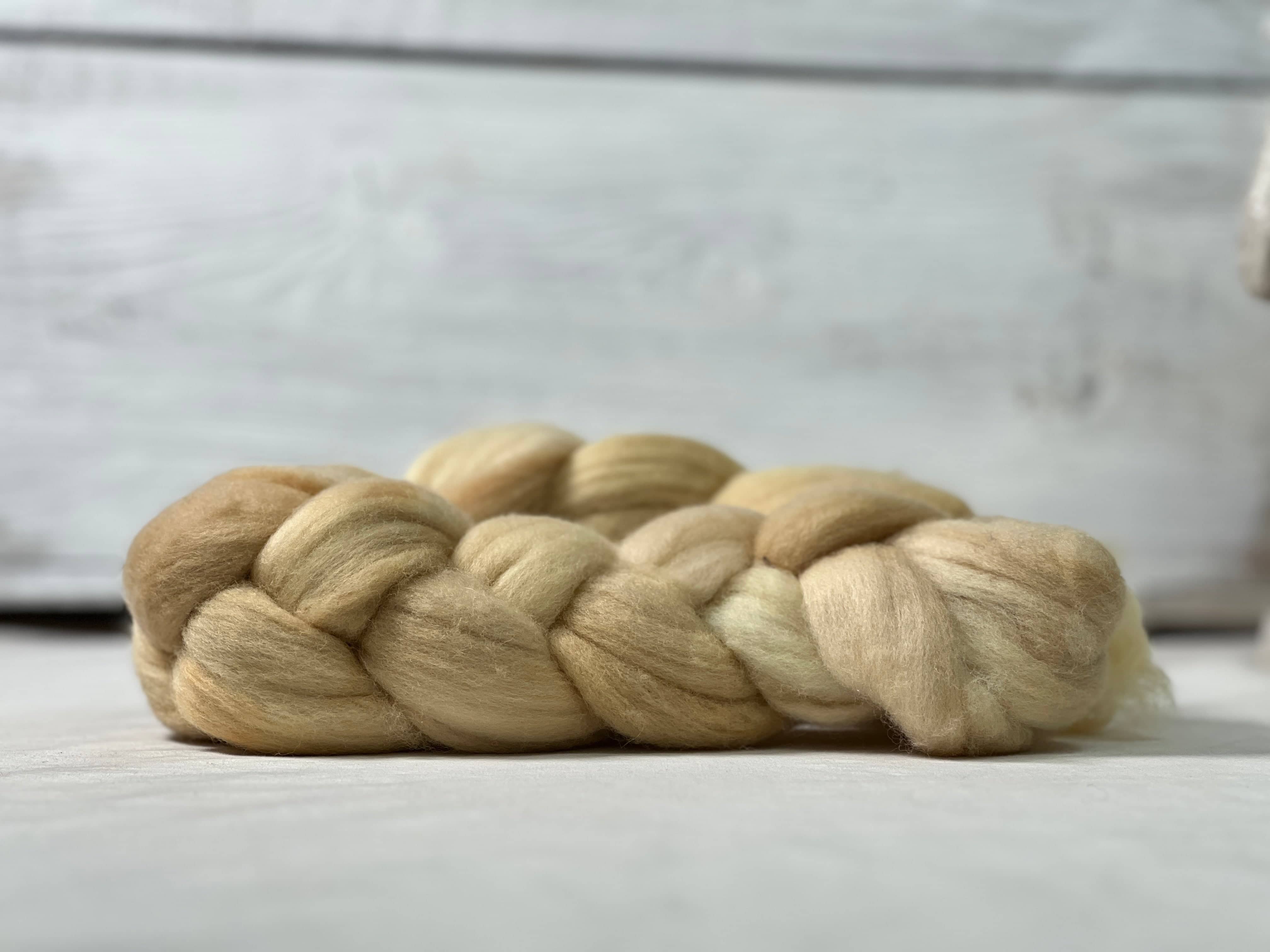 update alt-text with template Fleece Bundle - Straw-Yarn-Deanne Fitzpatrick Rug Hooking Studio-Rug Hooking Kit -Rug Hooking Pattern -Rug Hooking -Deanne Fitzpatrick Rug Hooking Studio -Is rug hooking the same as punch needle?