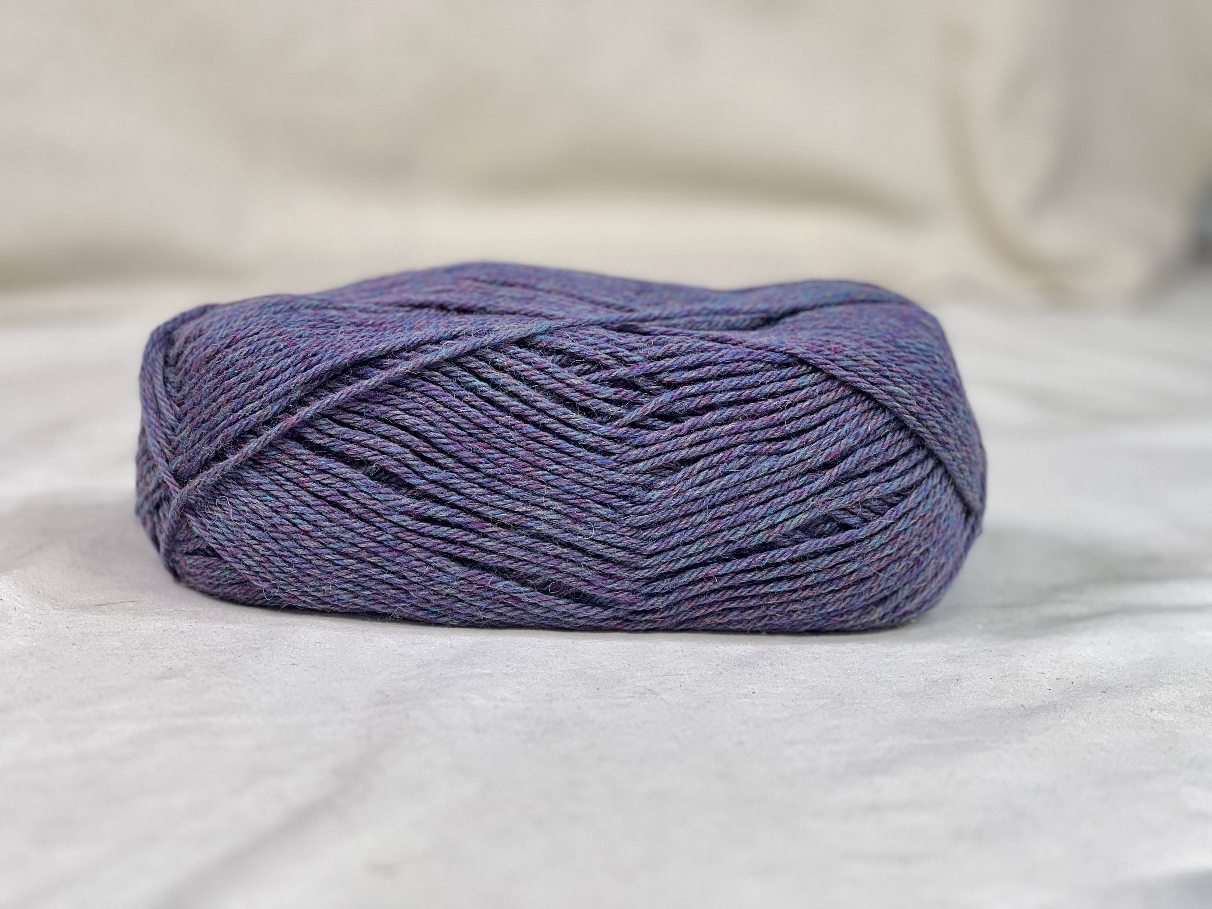 update alt-text with template Galway Highland Heathers Yarn 835 - Middle Blue Purple-Yarn-Deanne Fitzpatrick Rug Hooking Studio-Rug Hooking Kit -Rug Hooking Pattern -Rug Hooking -Deanne Fitzpatrick Rug Hooking Studio -Is rug hooking the same as punch needle?
