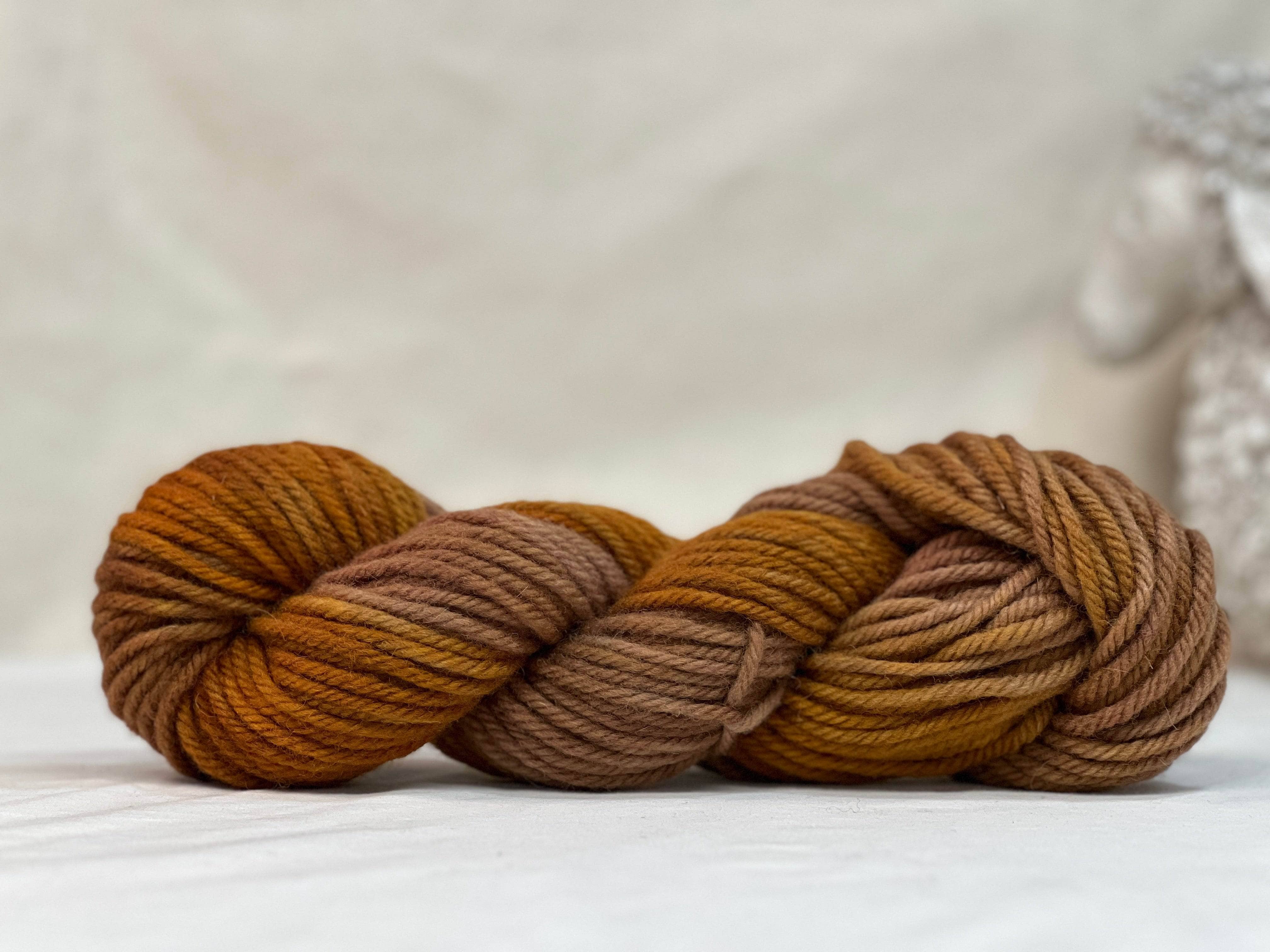 update alt-text with template Hand dyed Studio 4-ply Yarn - Landscape Brown-Yarn-vendor-unknown-Rug Hooking Kit -Rug Hooking Pattern -Rug Hooking -Deanne Fitzpatrick Rug Hooking Studio -Is rug hooking the same as punch needle?