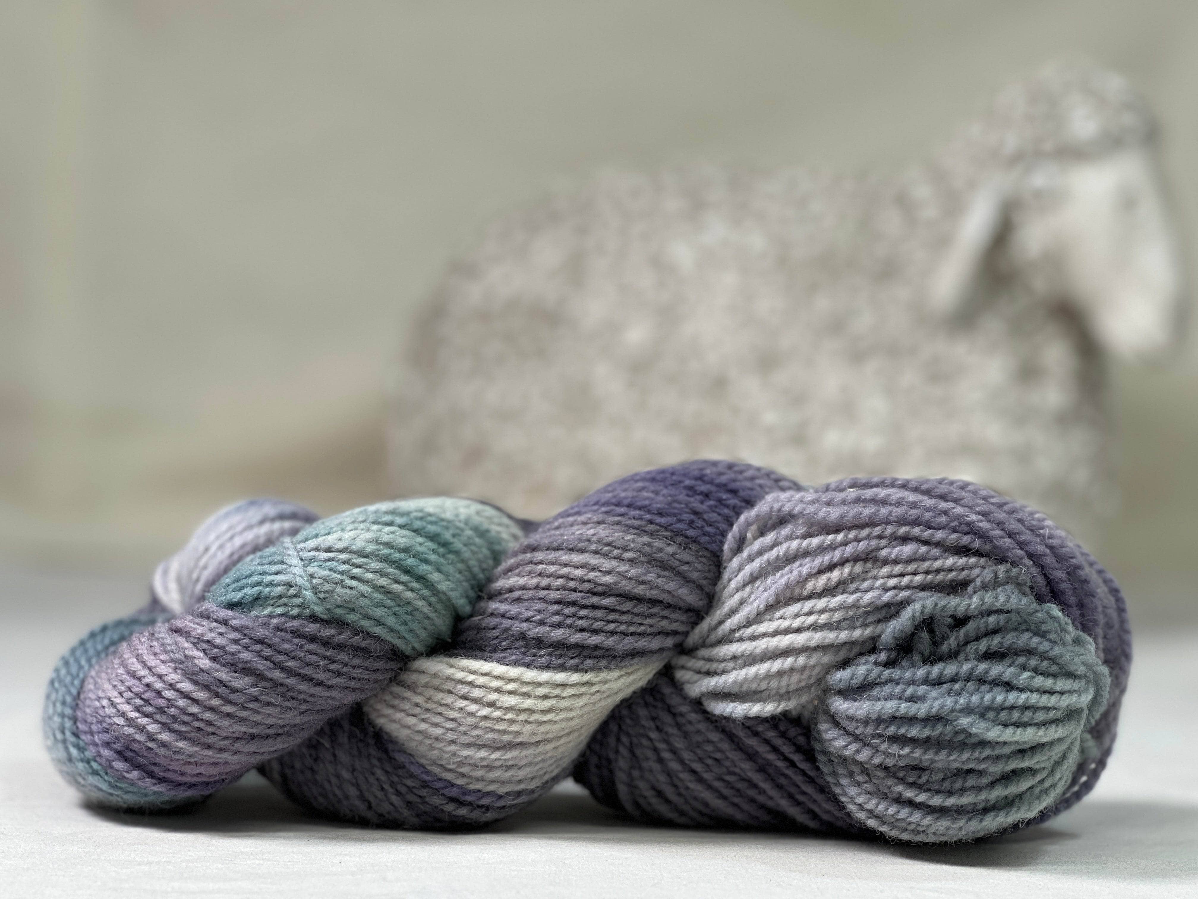 update alt-text with template Hand-dyed Studio Yarn - Mussel Shell-Yarn-vendor-unknown-Rug Hooking Kit -Rug Hooking Pattern -Rug Hooking -Deanne Fitzpatrick Rug Hooking Studio -Is rug hooking the same as punch needle?