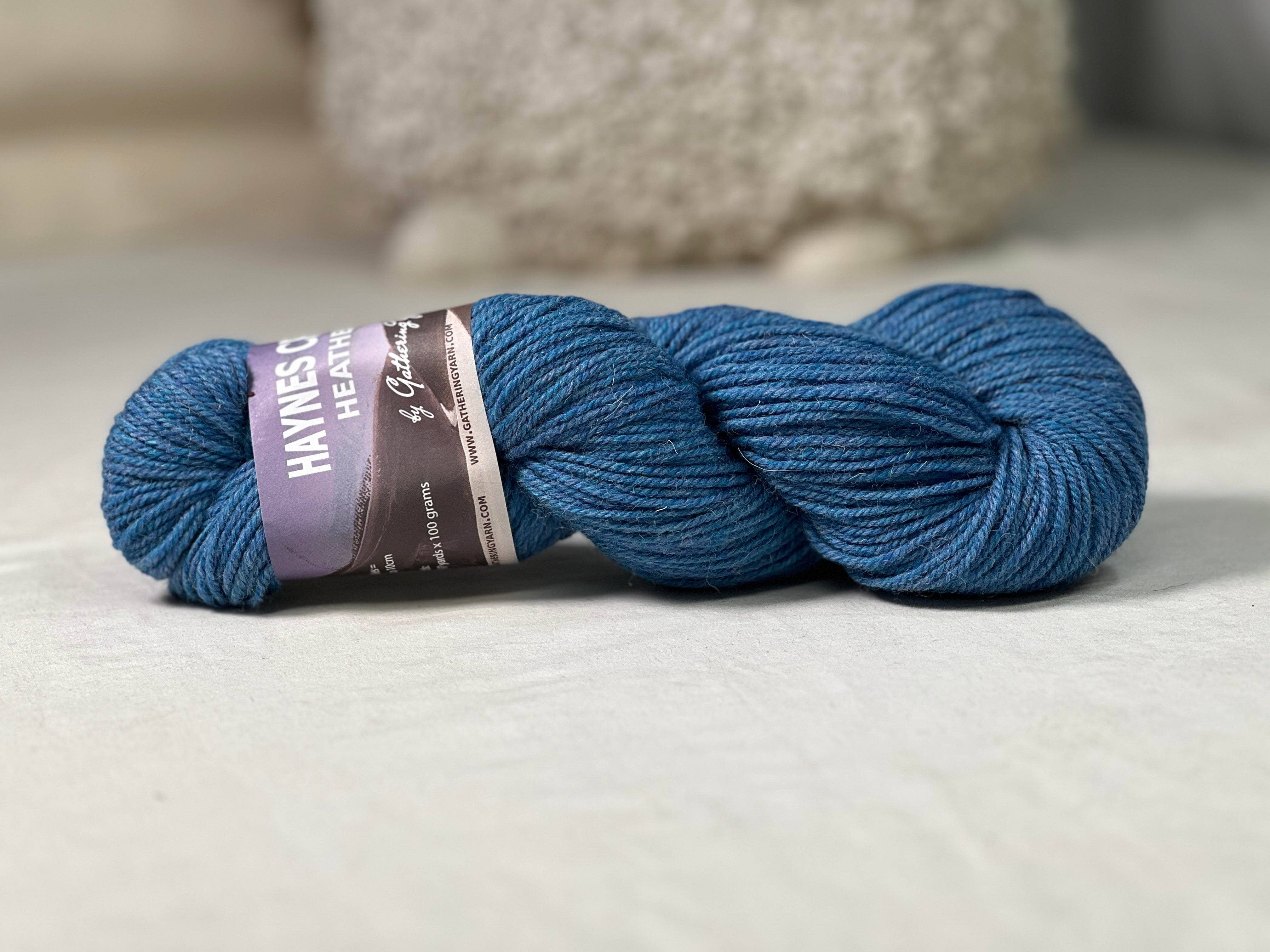 update alt-text with template Haynes Creek Heathers - Aran - 147 - Blue Bird-Yarn-Deanne Fitzpatrick Rug Hooking Studio-Rug Hooking Kit -Rug Hooking Pattern -Rug Hooking -Deanne Fitzpatrick Rug Hooking Studio -Is rug hooking the same as punch needle?