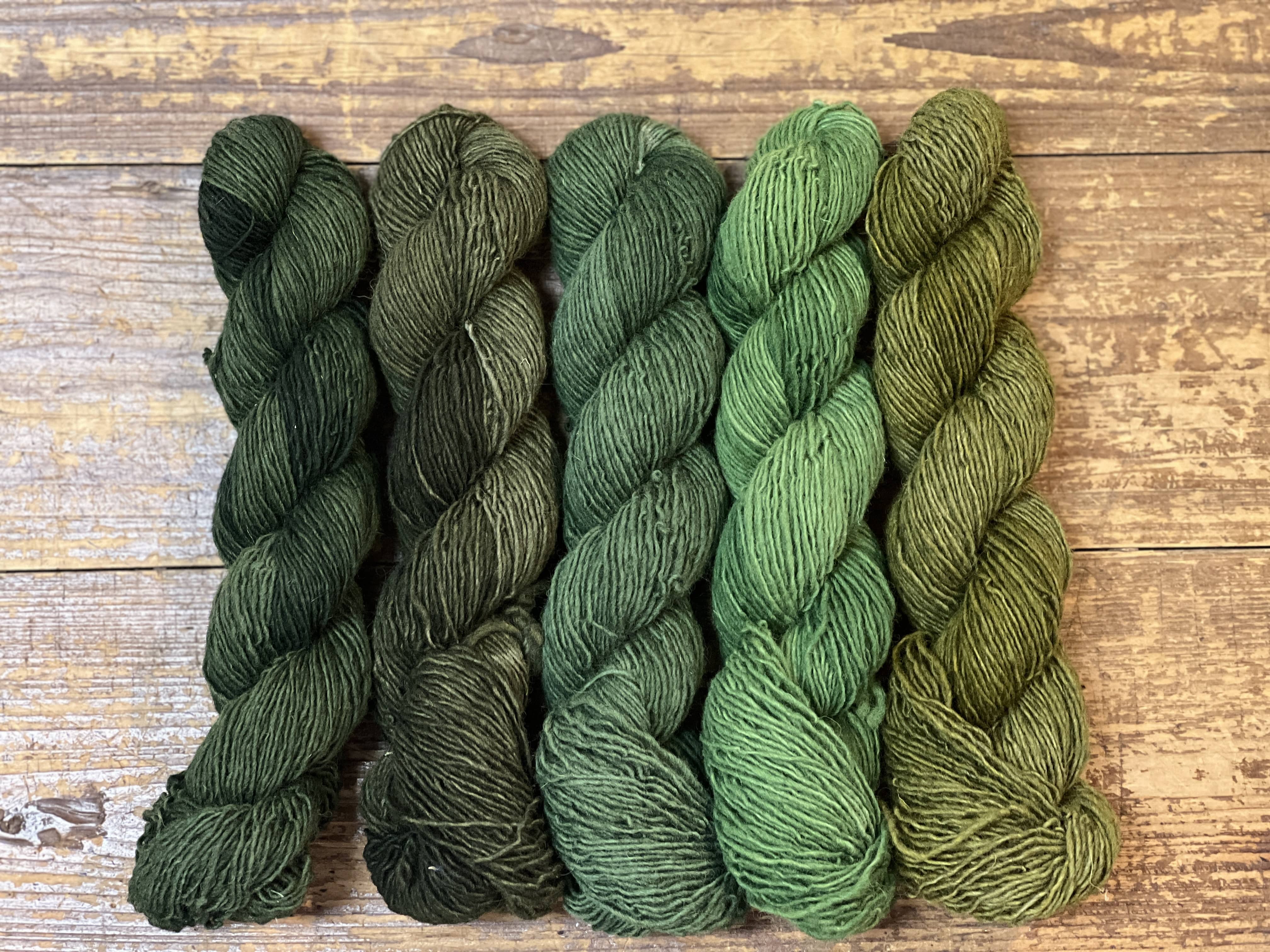 update alt-text with template Lichen And Lace Custom Colour Collection - Magnificent Greens-Yarn-vendor-unknown-Rug Hooking Kit -Rug Hooking Pattern -Rug Hooking -Deanne Fitzpatrick Rug Hooking Studio -Is rug hooking the same as punch needle?