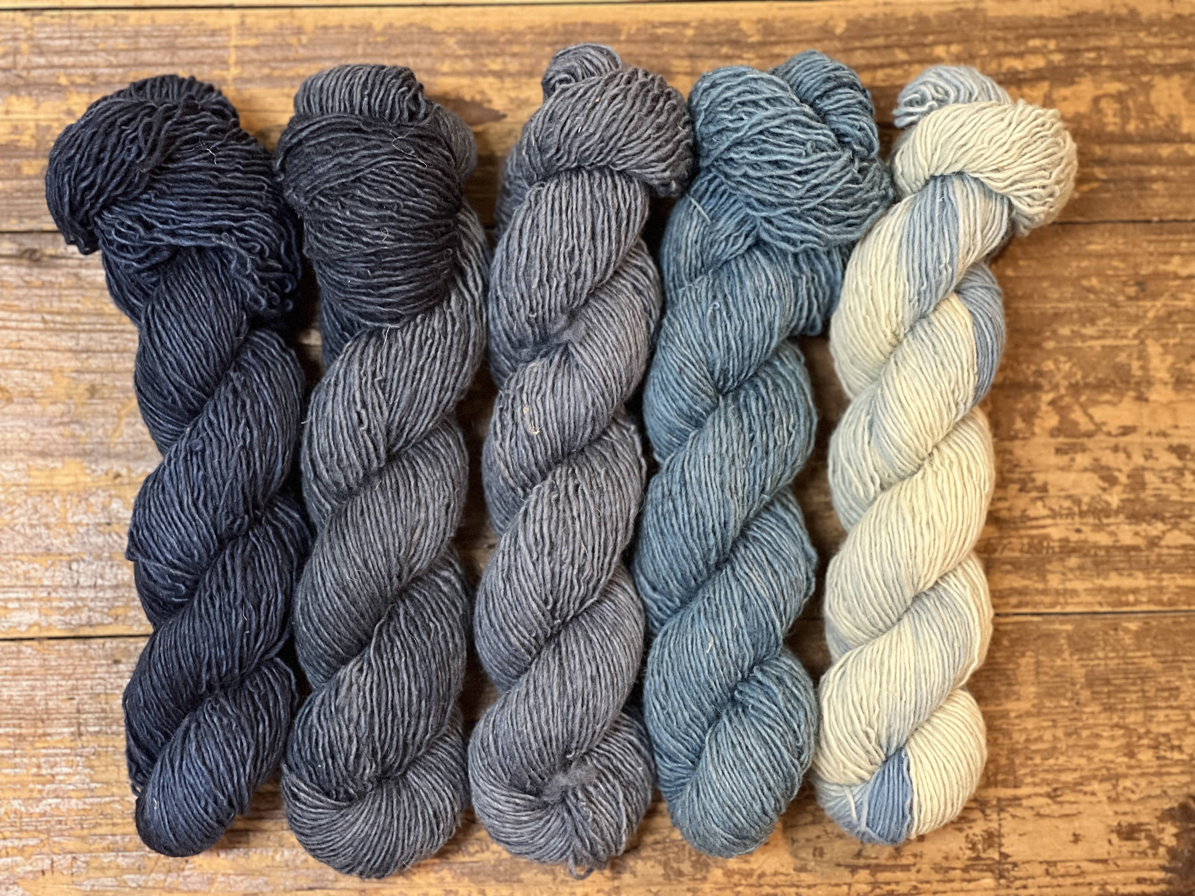 update alt-text with template Lichen And Lace Custom Colour Collection - Once In A Blue Moon-Yarn-vendor-unknown-Rug Hooking Kit -Rug Hooking Pattern -Rug Hooking -Deanne Fitzpatrick Rug Hooking Studio -Is rug hooking the same as punch needle?