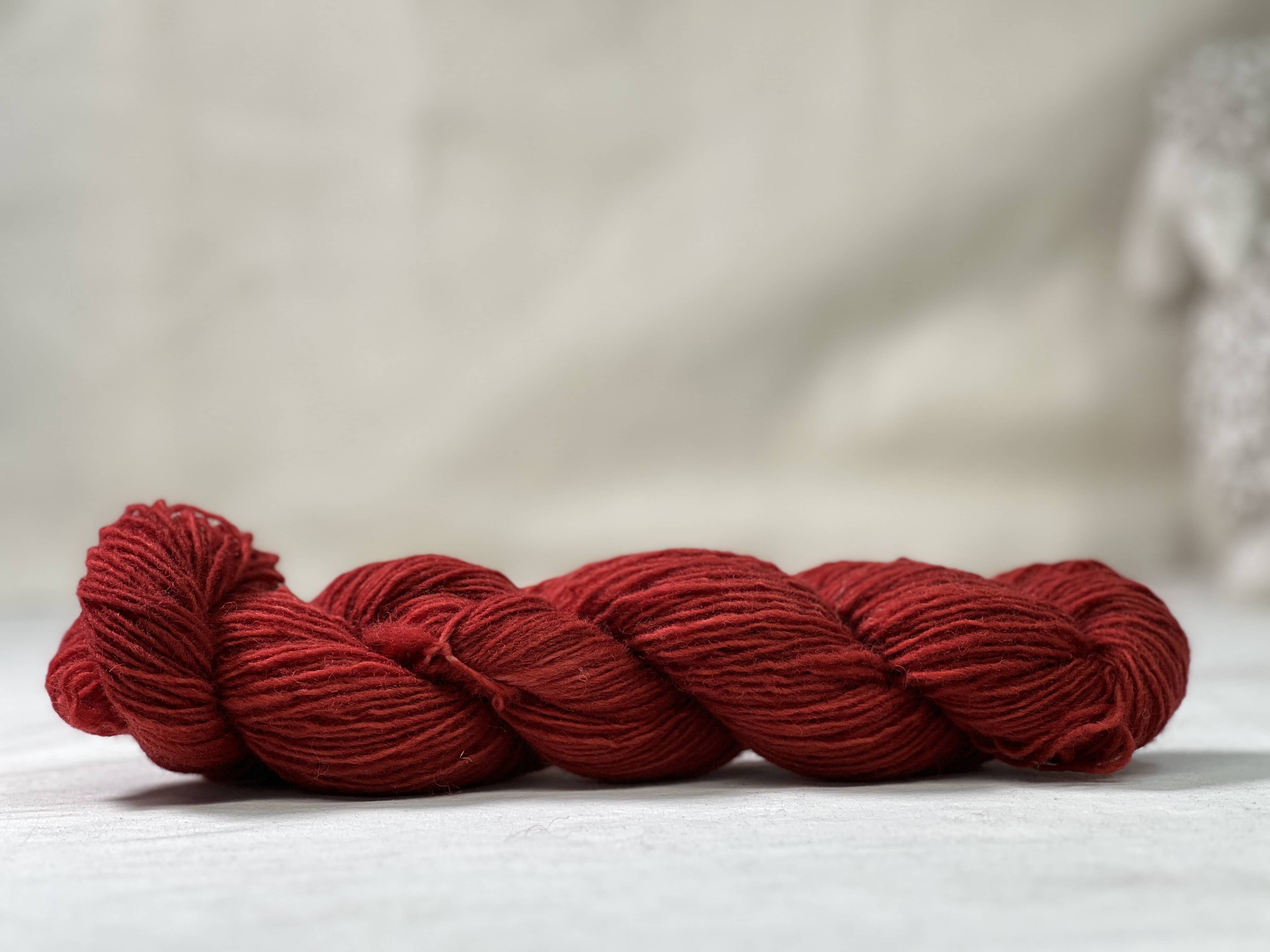 update alt-text with template Lichen And Lace Rustic Heather Sport - Custom Colours Red Is Best-Yarn-vendor-unknown-Rug Hooking Kit -Rug Hooking Pattern -Rug Hooking -Deanne Fitzpatrick Rug Hooking Studio -Is rug hooking the same as punch needle?
