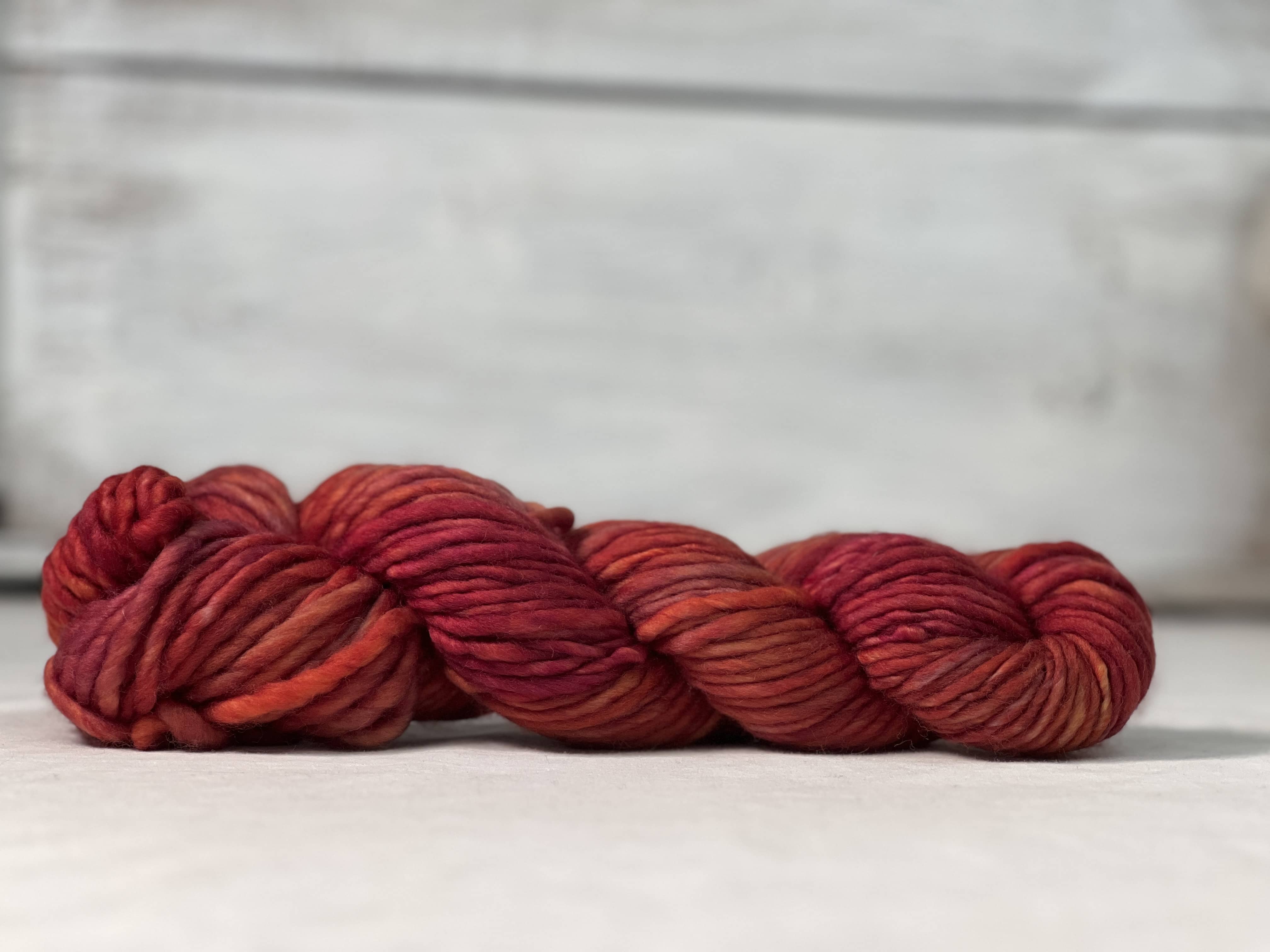 update alt-text with template Lichen & Lace - Bulky - Sunburnt Lobster-Yarn-vendor-unknown-Rug Hooking Kit -Rug Hooking Pattern -Rug Hooking -Deanne Fitzpatrick Rug Hooking Studio -Is rug hooking the same as punch needle?