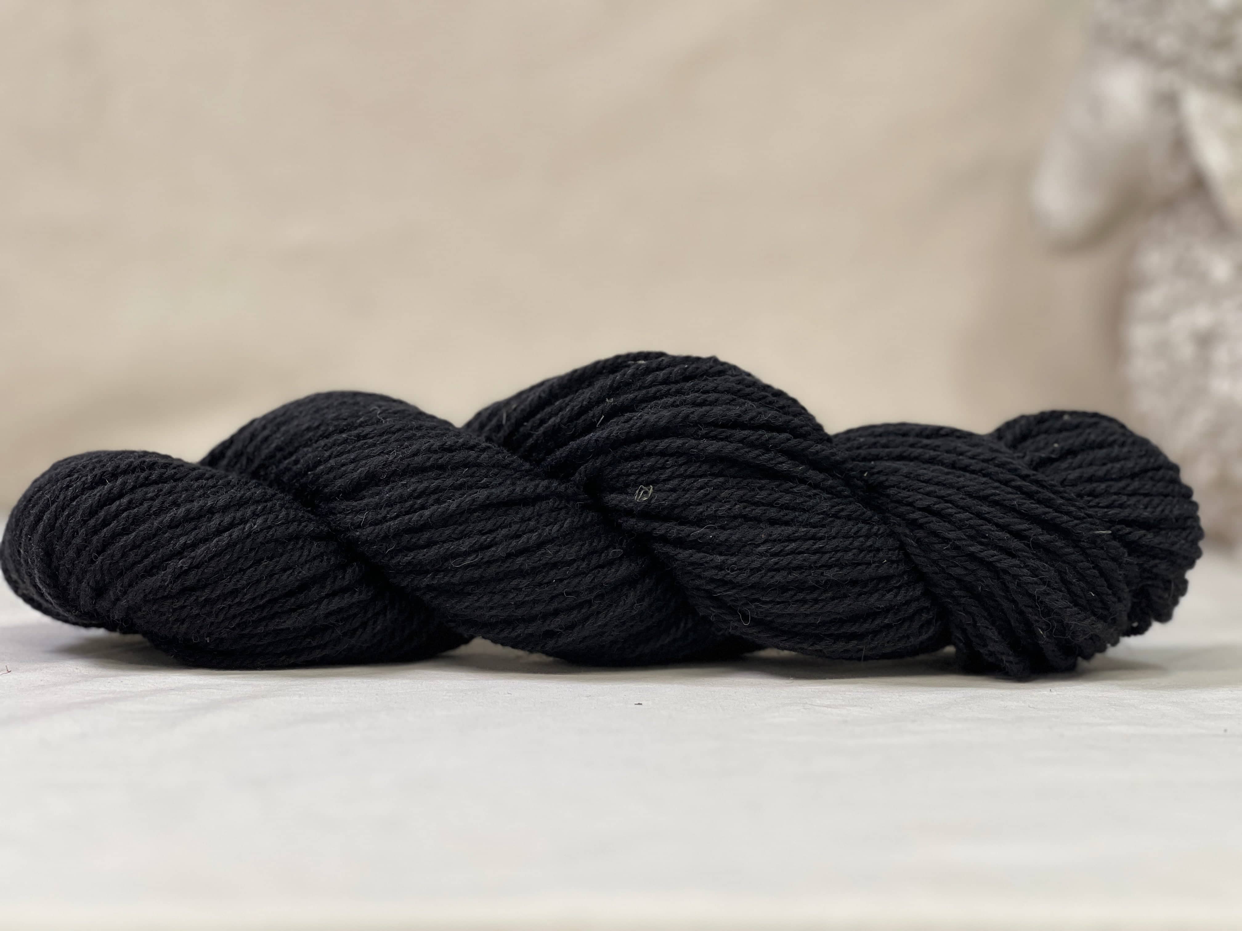 update alt-text with template Local Yarn 100% wool 3ply - Black-Yarn-Deanne Fitzpatrick Rug Hooking Studio-Rug Hooking Kit -Rug Hooking Pattern -Rug Hooking -Deanne Fitzpatrick Rug Hooking Studio -Is rug hooking the same as punch needle?