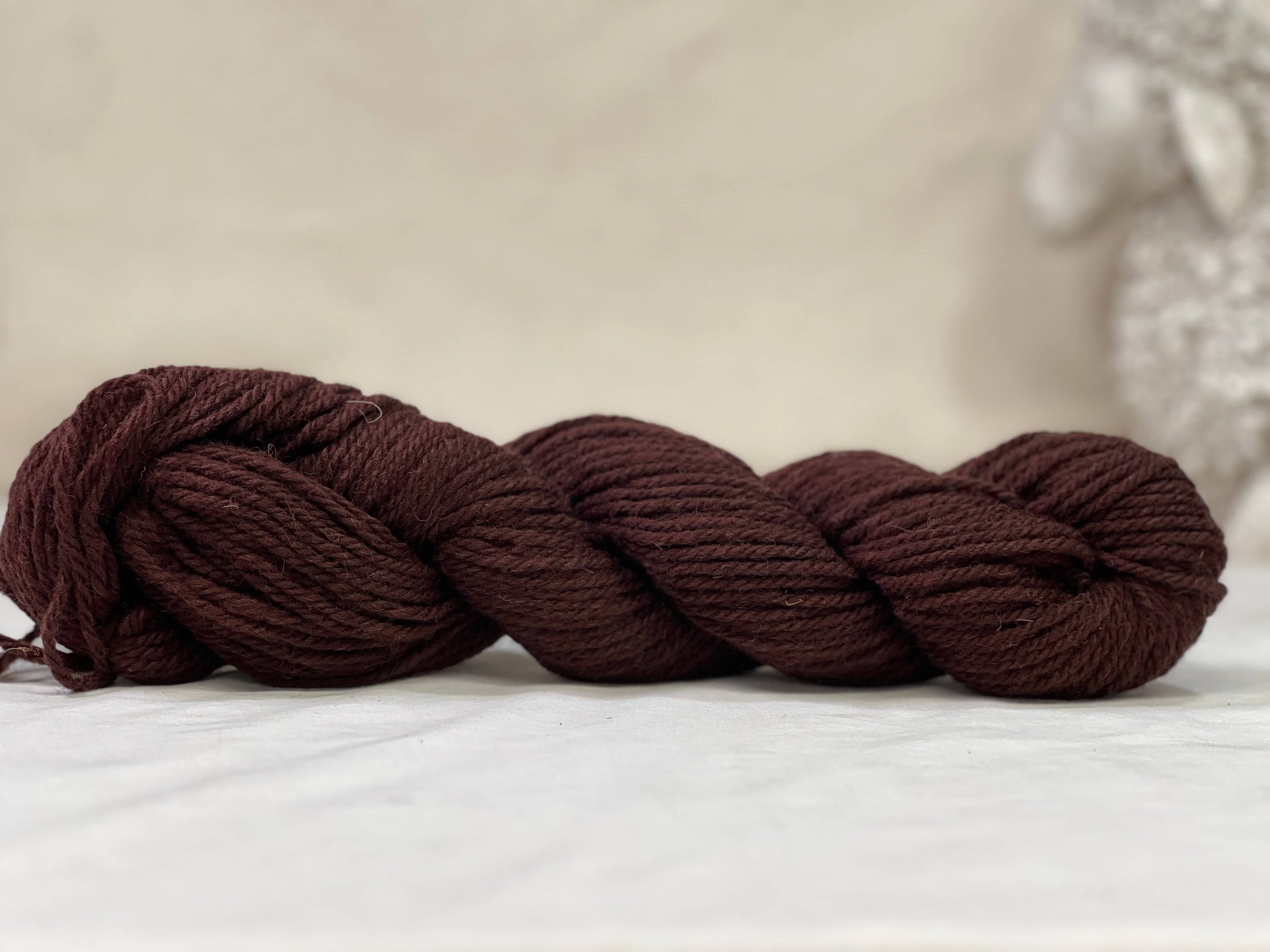 update alt-text with template Local Yarn 100% wool 3ply - Brown-Yarn-Deanne Fitzpatrick Rug Hooking Studio-Rug Hooking Kit -Rug Hooking Pattern -Rug Hooking -Deanne Fitzpatrick Rug Hooking Studio -Is rug hooking the same as punch needle?