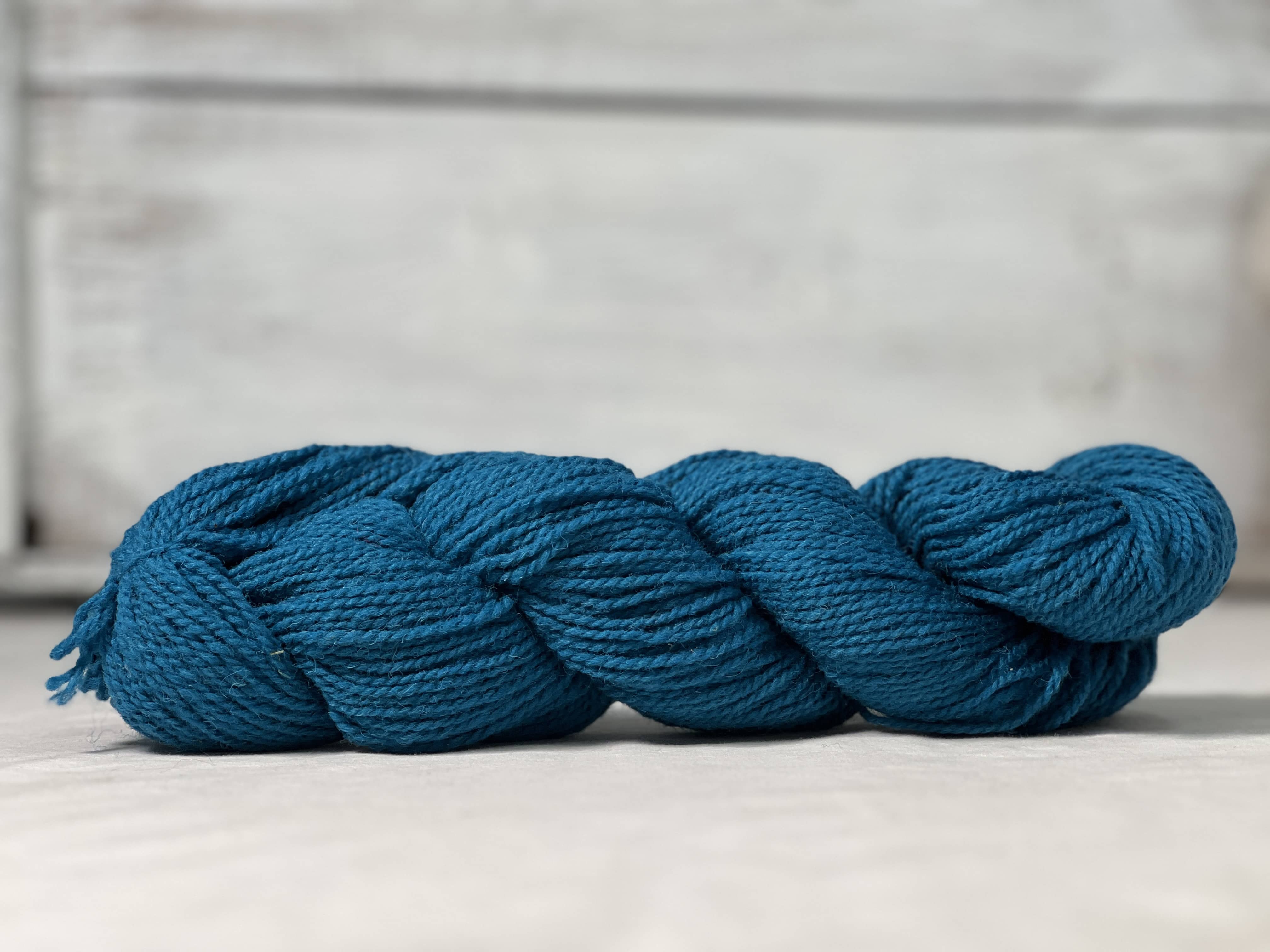 update alt-text with template Local Yarn 100% Wool 3Ply - Caribbean Blue-Yarn-Deanne Fitzpatrick Rug Hooking Studio-Rug Hooking Kit -Rug Hooking Pattern -Rug Hooking -Deanne Fitzpatrick Rug Hooking Studio -Is rug hooking the same as punch needle?