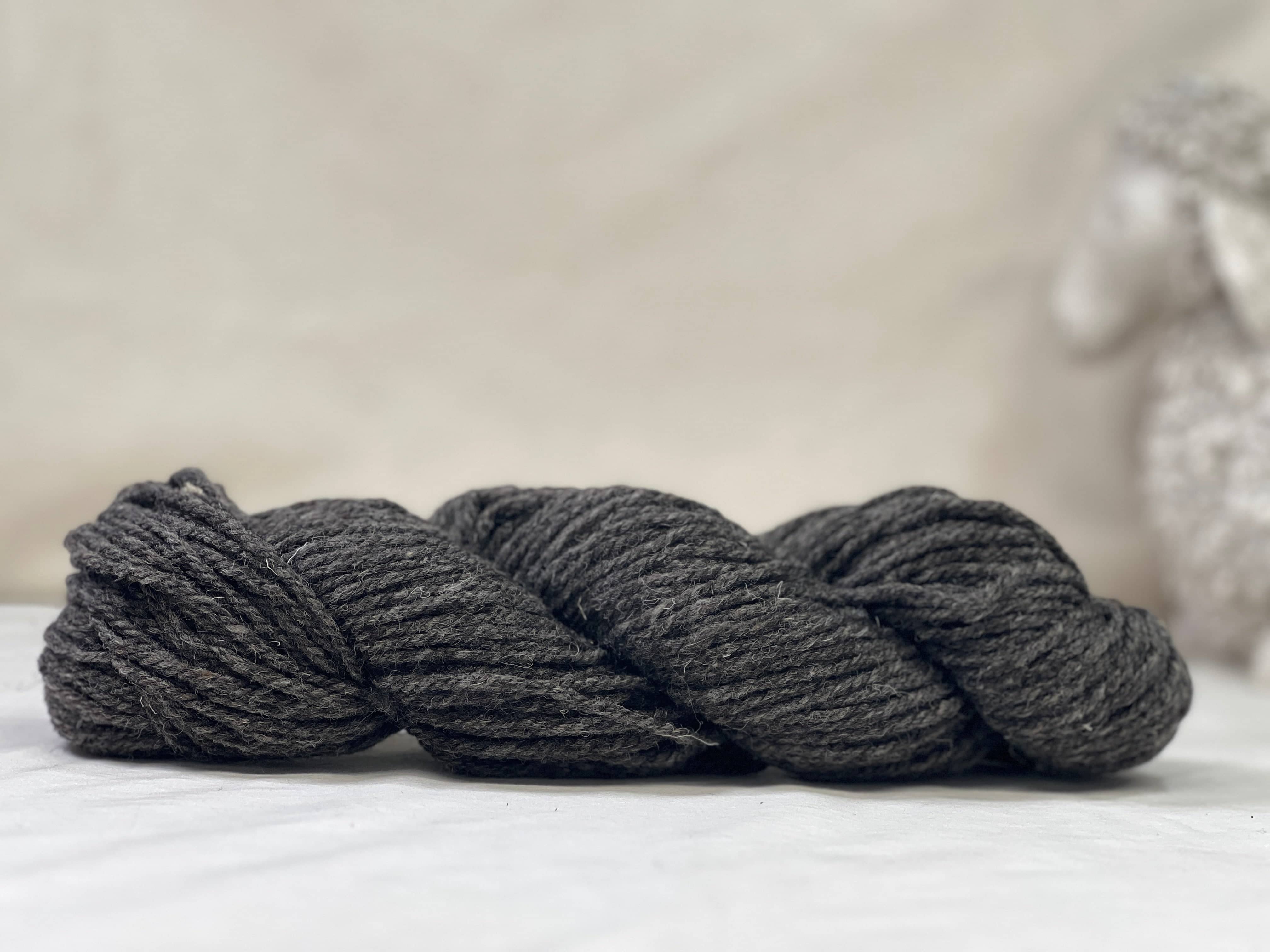 update alt-text with template Local Yarn 100% wool 3ply - Grey Heather-Yarn-Deanne Fitzpatrick Rug Hooking Studio-Rug Hooking Kit -Rug Hooking Pattern -Rug Hooking -Deanne Fitzpatrick Rug Hooking Studio -Is rug hooking the same as punch needle?