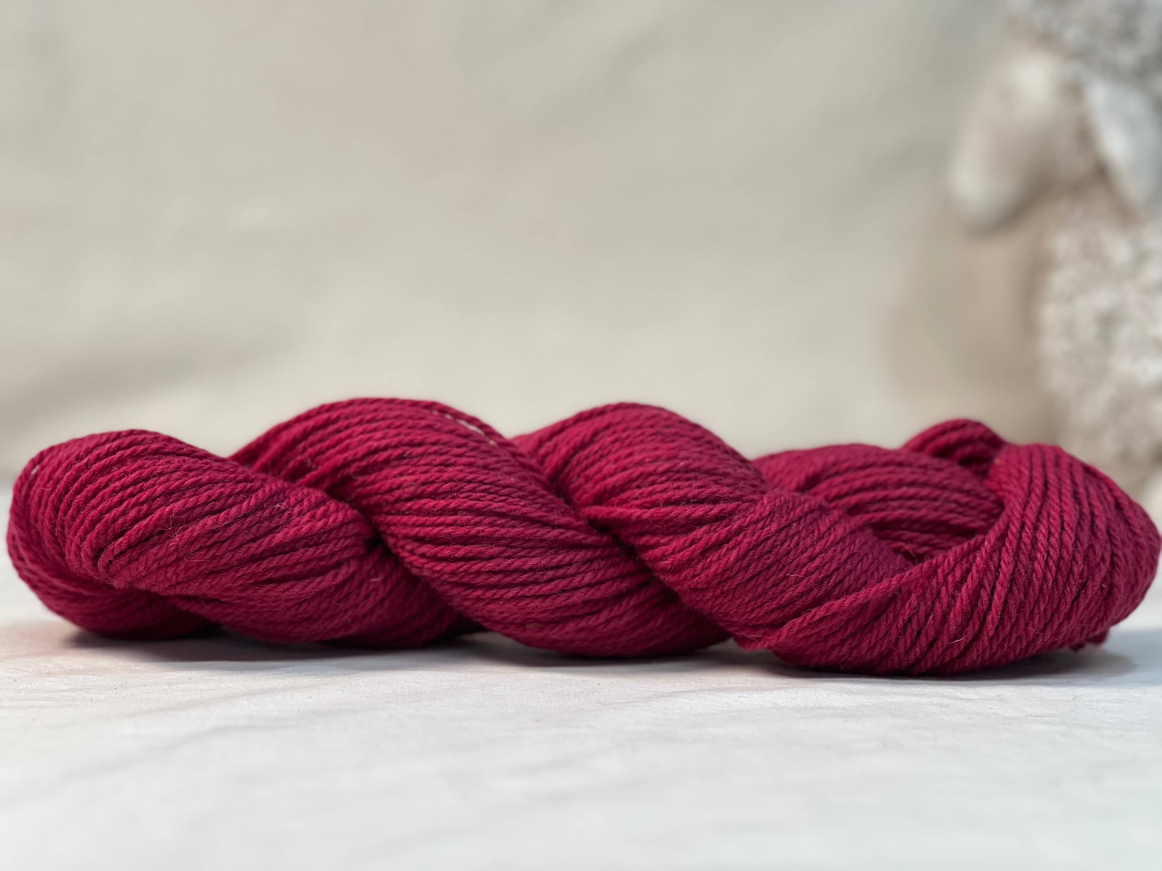 update alt-text with template Local Yarn 100% wool 3ply - Mauve Berry-Yarn-Deanne Fitzpatrick Rug Hooking Studio-Rug Hooking Kit -Rug Hooking Pattern -Rug Hooking -Deanne Fitzpatrick Rug Hooking Studio -Is rug hooking the same as punch needle?