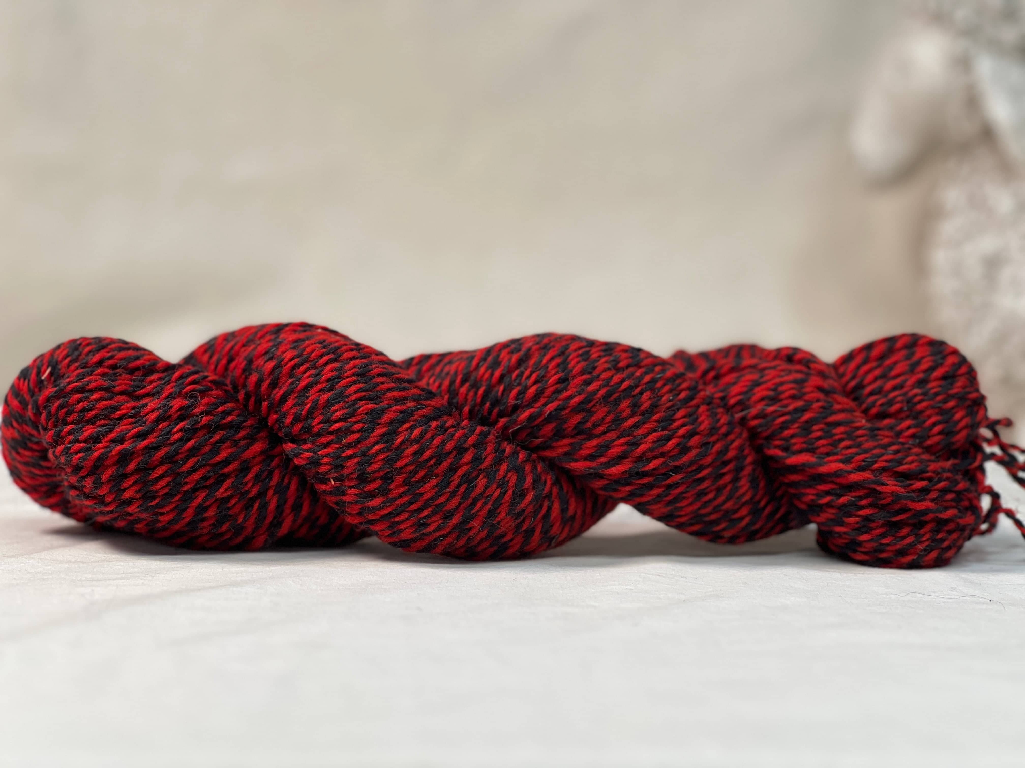 update alt-text with template Local Yarn 100% wool 3ply - Red Thread-Yarn-Deanne Fitzpatrick Rug Hooking Studio-Rug Hooking Kit -Rug Hooking Pattern -Rug Hooking -Deanne Fitzpatrick Rug Hooking Studio -Is rug hooking the same as punch needle?