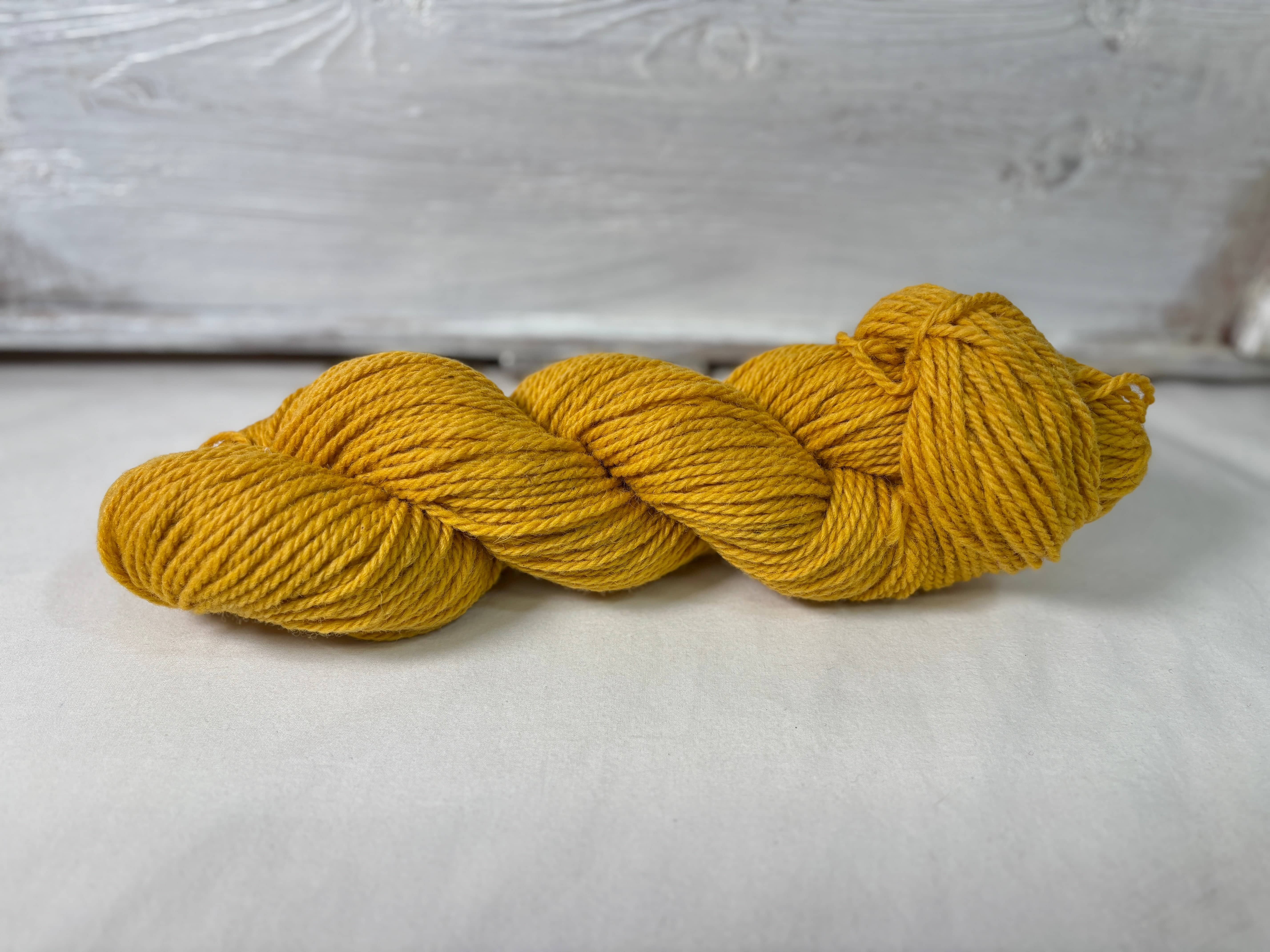 update alt-text with template Local Yarn 100% wool 3ply - Solid Gold-Yarn-Deanne Fitzpatrick Rug Hooking Studio-Rug Hooking Kit -Rug Hooking Pattern -Rug Hooking -Deanne Fitzpatrick Rug Hooking Studio -Is rug hooking the same as punch needle?