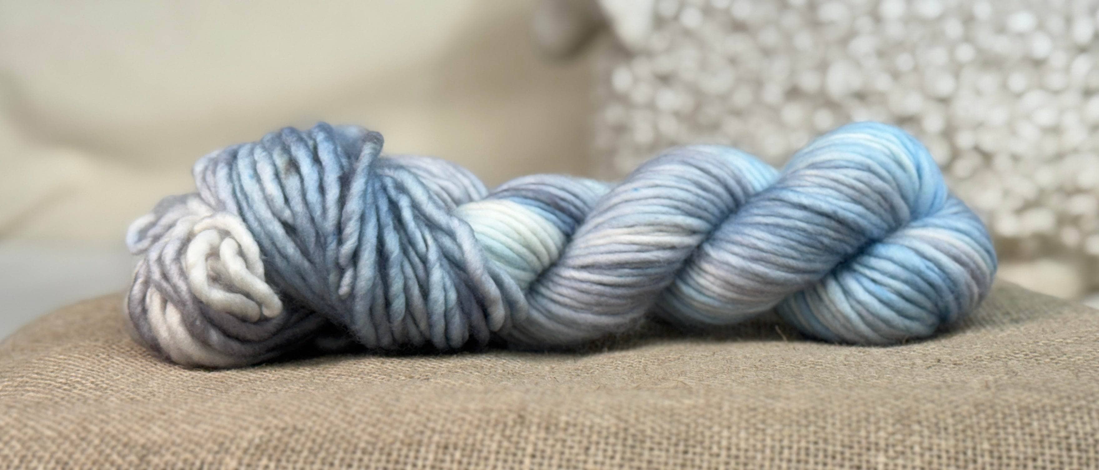 update alt-text with template River Stream - Little Cloudy-Yarn-vendor-unknown-Rug Hooking Kit -Rug Hooking Pattern -Rug Hooking -Deanne Fitzpatrick Rug Hooking Studio -Is rug hooking the same as punch needle?
