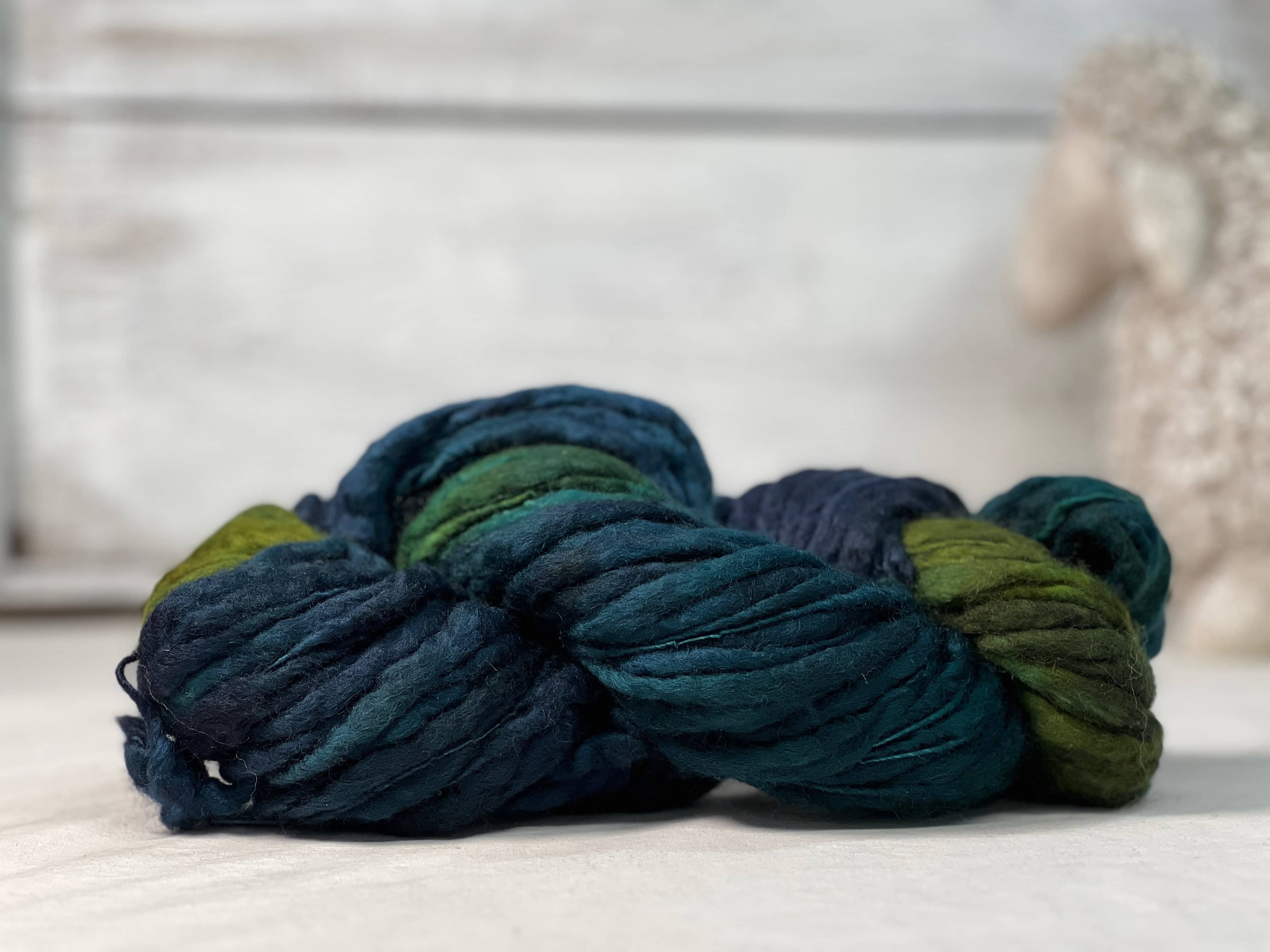 update alt-text with template Slubby Yarn - Spruce-Yarn-Deanne Fitzpatrick Rug Hooking Studio-Rug Hooking Kit -Rug Hooking Pattern -Rug Hooking -Deanne Fitzpatrick Rug Hooking Studio -Is rug hooking the same as punch needle?