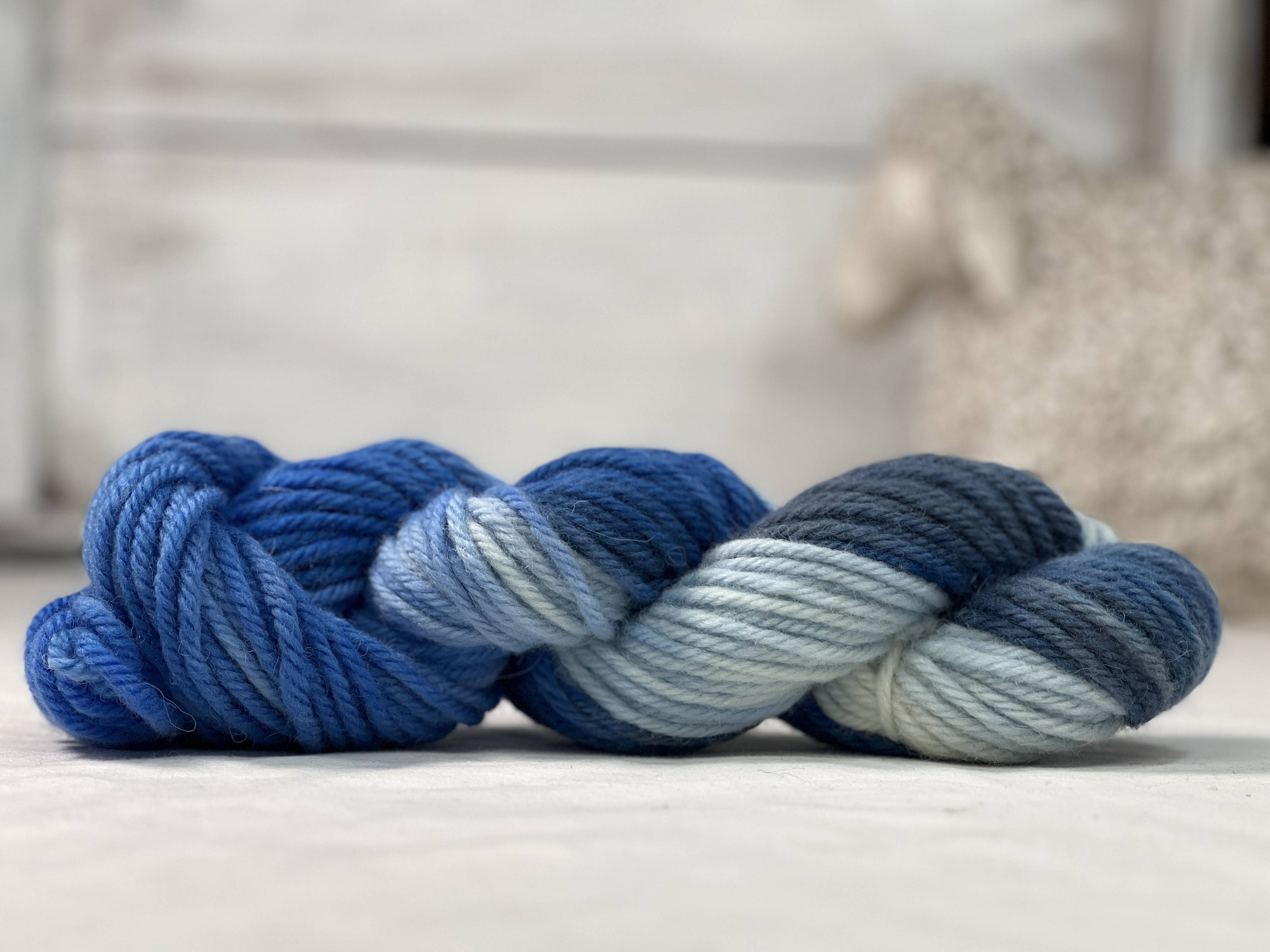 Yarn Studio Dyed 4-Ply Yarn - Coastal Waters