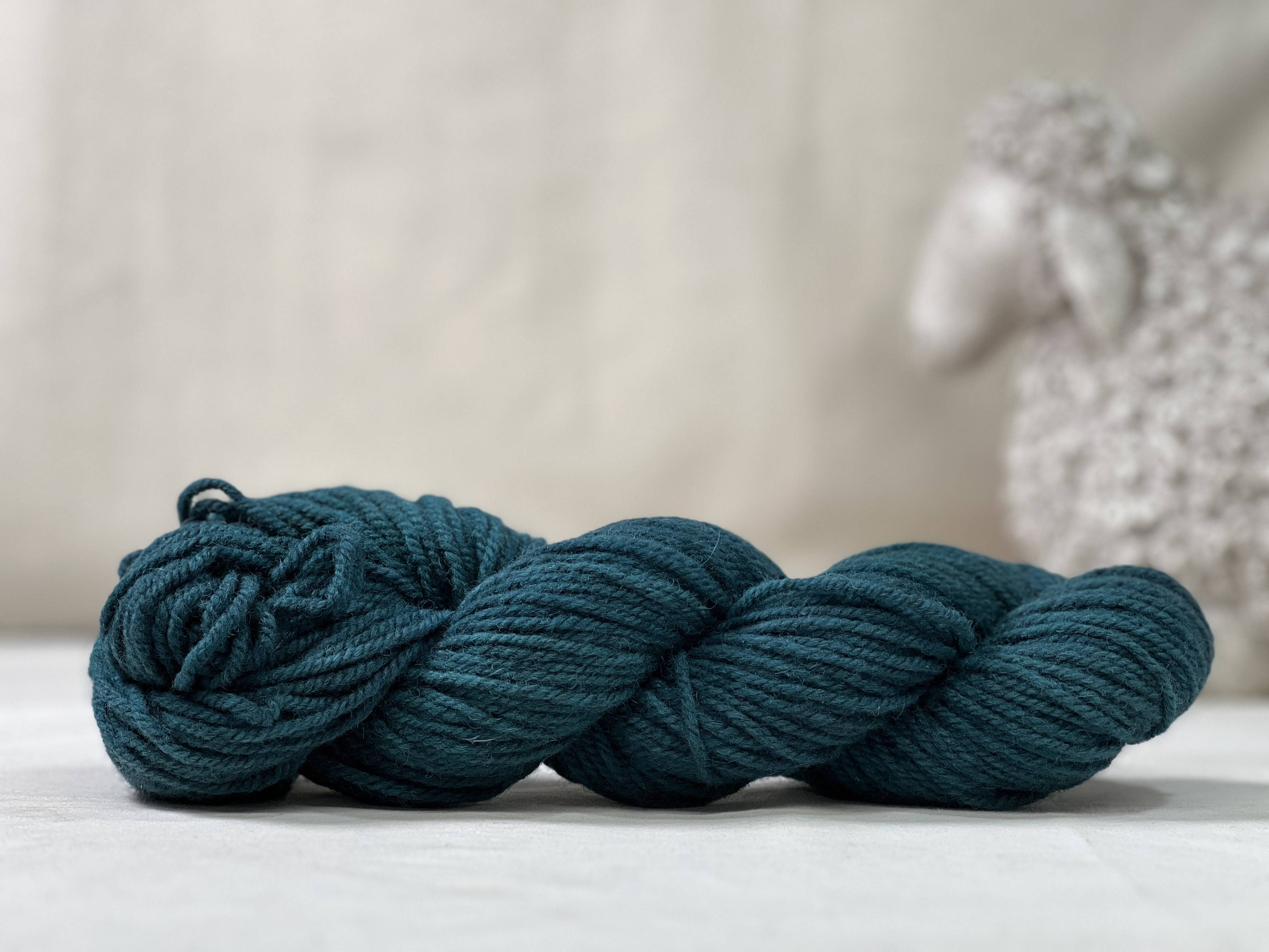 update alt-text with template Studio-Dyed Yarn - Colour Tealy Dan-Yarn-Deanne Fitzpatrick Rug Hooking Studio-Rug Hooking Kit -Rug Hooking Pattern -Rug Hooking -Deanne Fitzpatrick Rug Hooking Studio -Is rug hooking the same as punch needle?