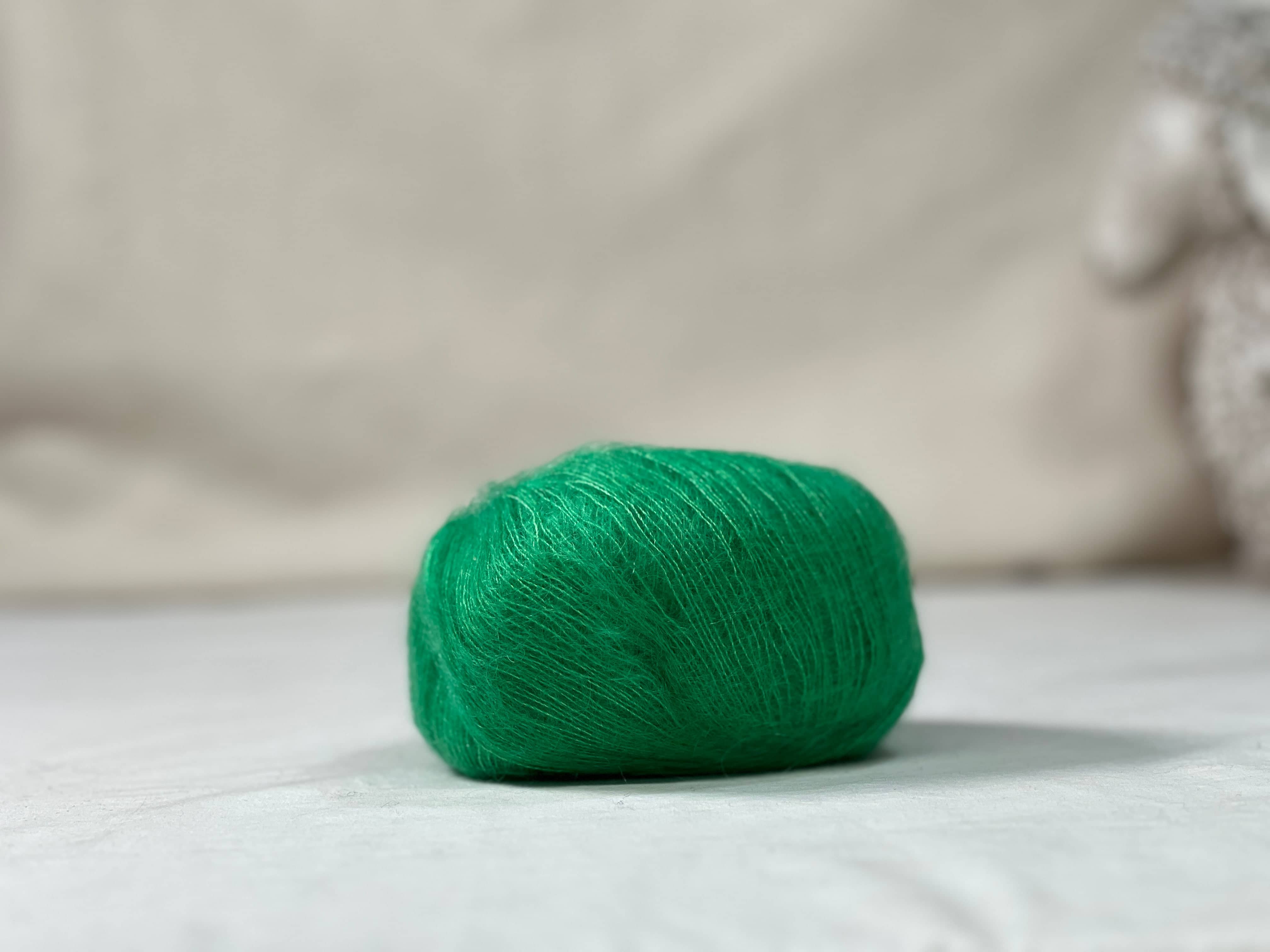 update alt-text with template Tynn Silk Mohair - Green 8236-Yarn-vendor-unknown-Rug Hooking Kit -Rug Hooking Pattern -Rug Hooking -Deanne Fitzpatrick Rug Hooking Studio -Is rug hooking the same as punch needle?