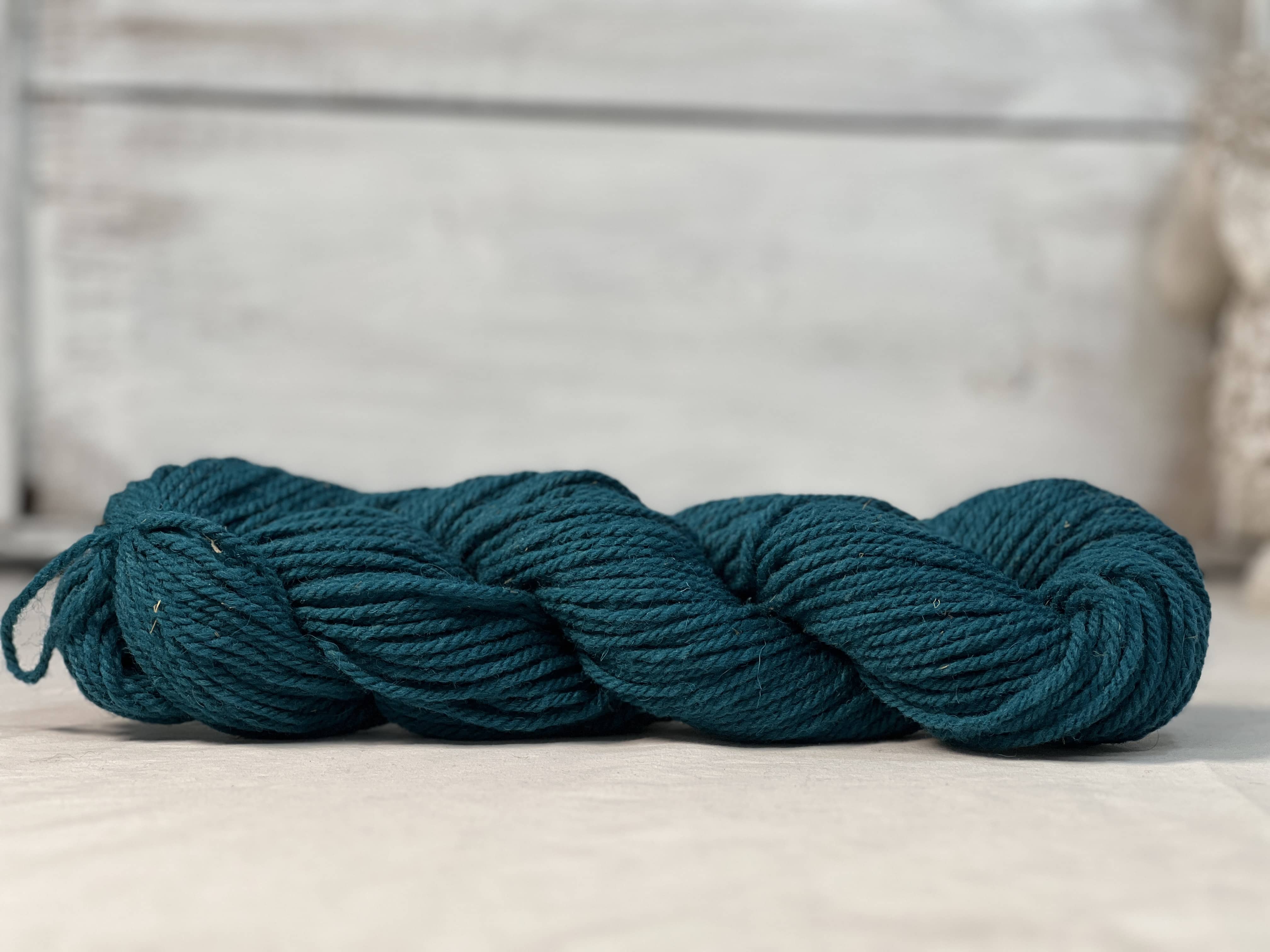 update alt-text with template Yarn 100% Wool 3Ply - Deep Teal-Yarn-Deanne Fitzpatrick Rug Hooking Studio-Rug Hooking Kit -Rug Hooking Pattern -Rug Hooking -Deanne Fitzpatrick Rug Hooking Studio -Is rug hooking the same as punch needle?