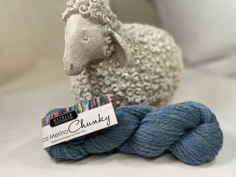 update alt-text with template Alpaca Merino Chunky - 213 Blue Jeans-Deanne Fitzpatrick Rug Hooking Studio-Rug Hooking Kit -Rug Hooking Pattern -Rug Hooking -Deanne Fitzpatrick Rug Hooking Studio -Is rug hooking the same as punch needle?