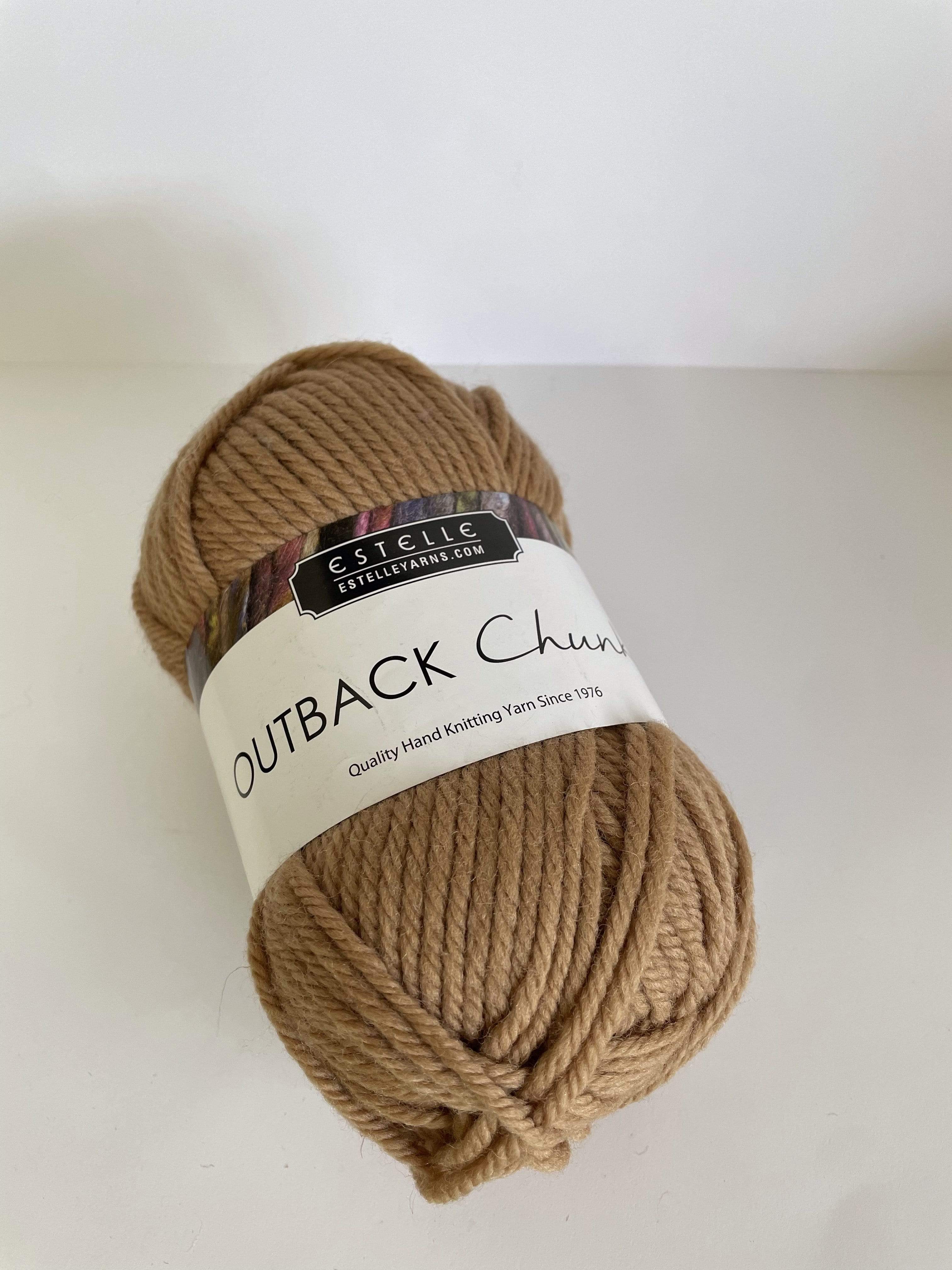 update alt-text with template Estelle Outback Chunky Yarn - 05 Sand-Deanne Fitzpatrick Rug Hooking Studio-Rug Hooking Kit -Rug Hooking Pattern -Rug Hooking -Deanne Fitzpatrick Rug Hooking Studio -Is rug hooking the same as punch needle?